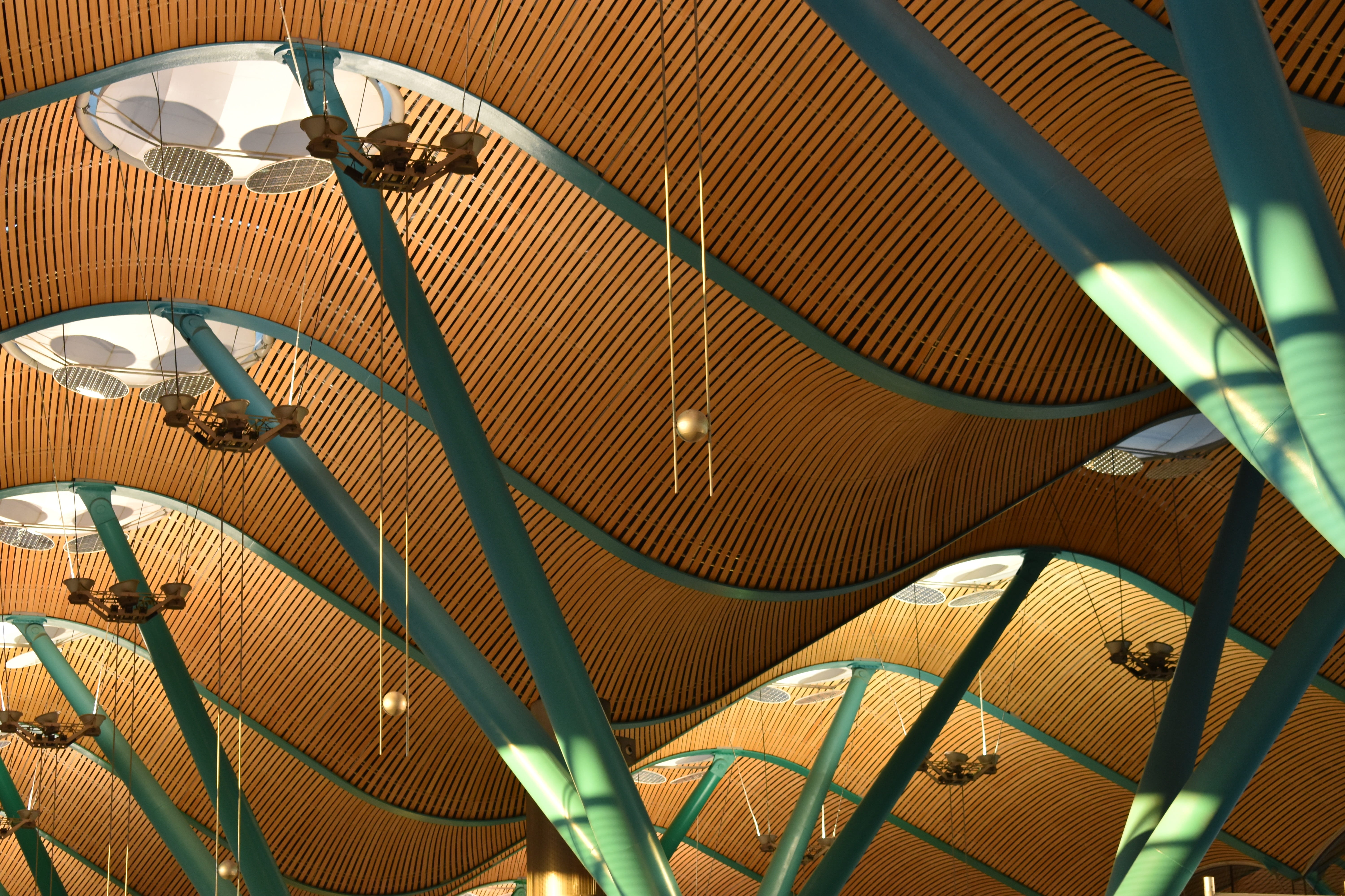 airport, pattern, shape, abstract, travel, architecture, light