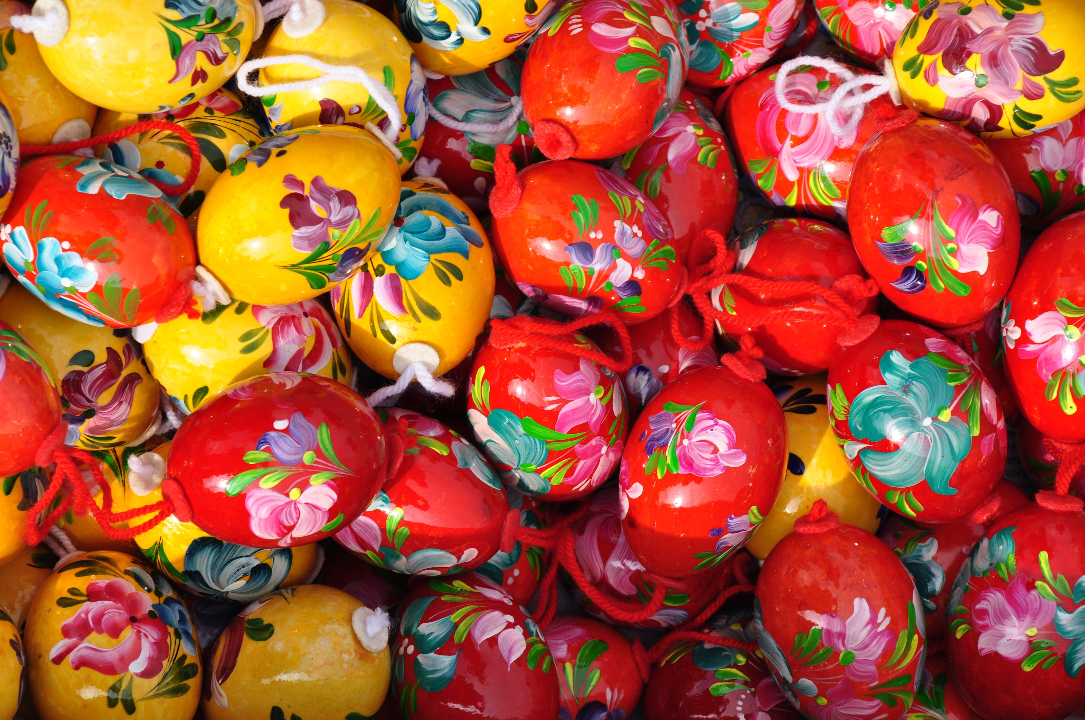 painting, egg, easter, hand-painted easter eggs, full frame