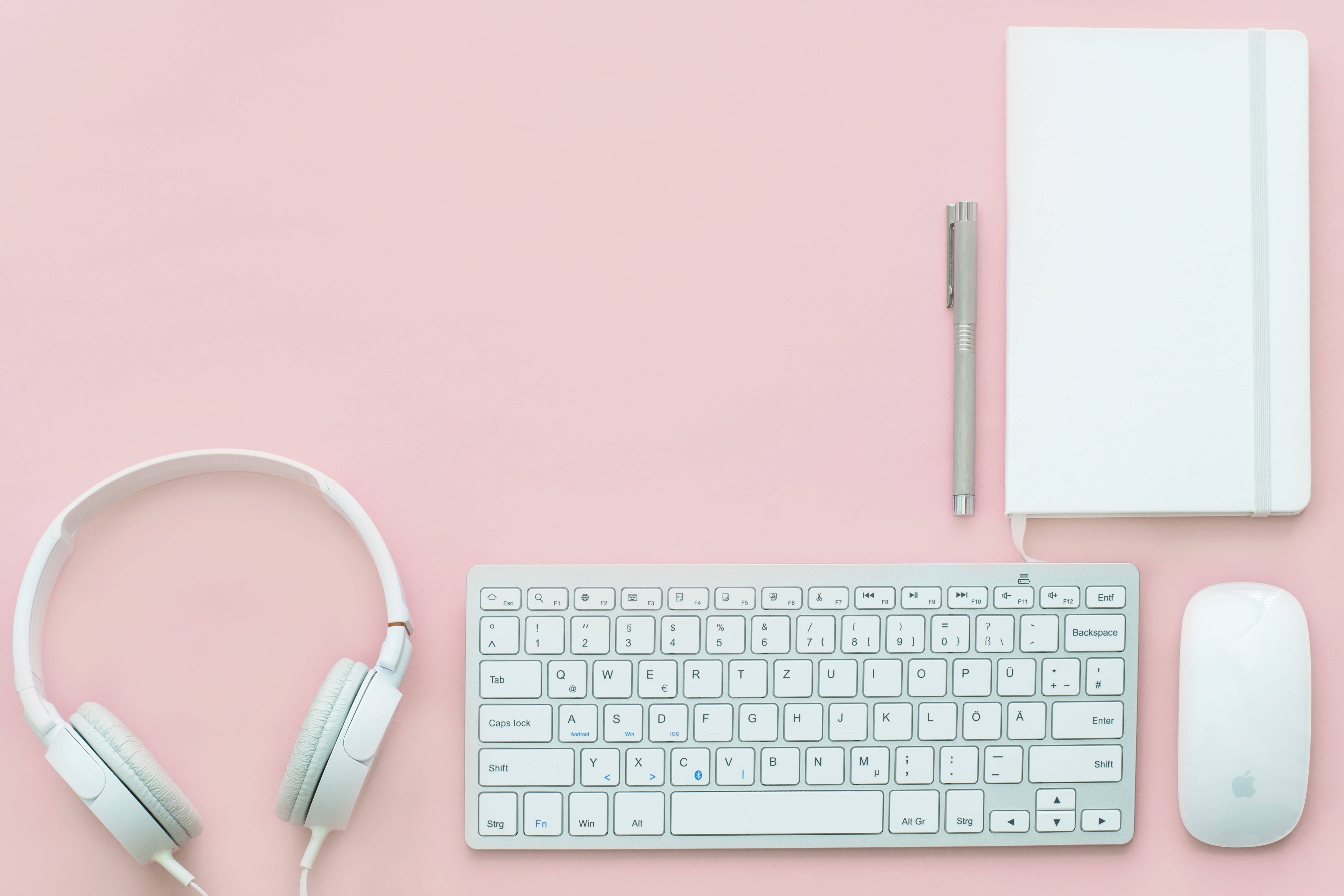 laptop, pen, internet, connection, computer, earphone, electronics
