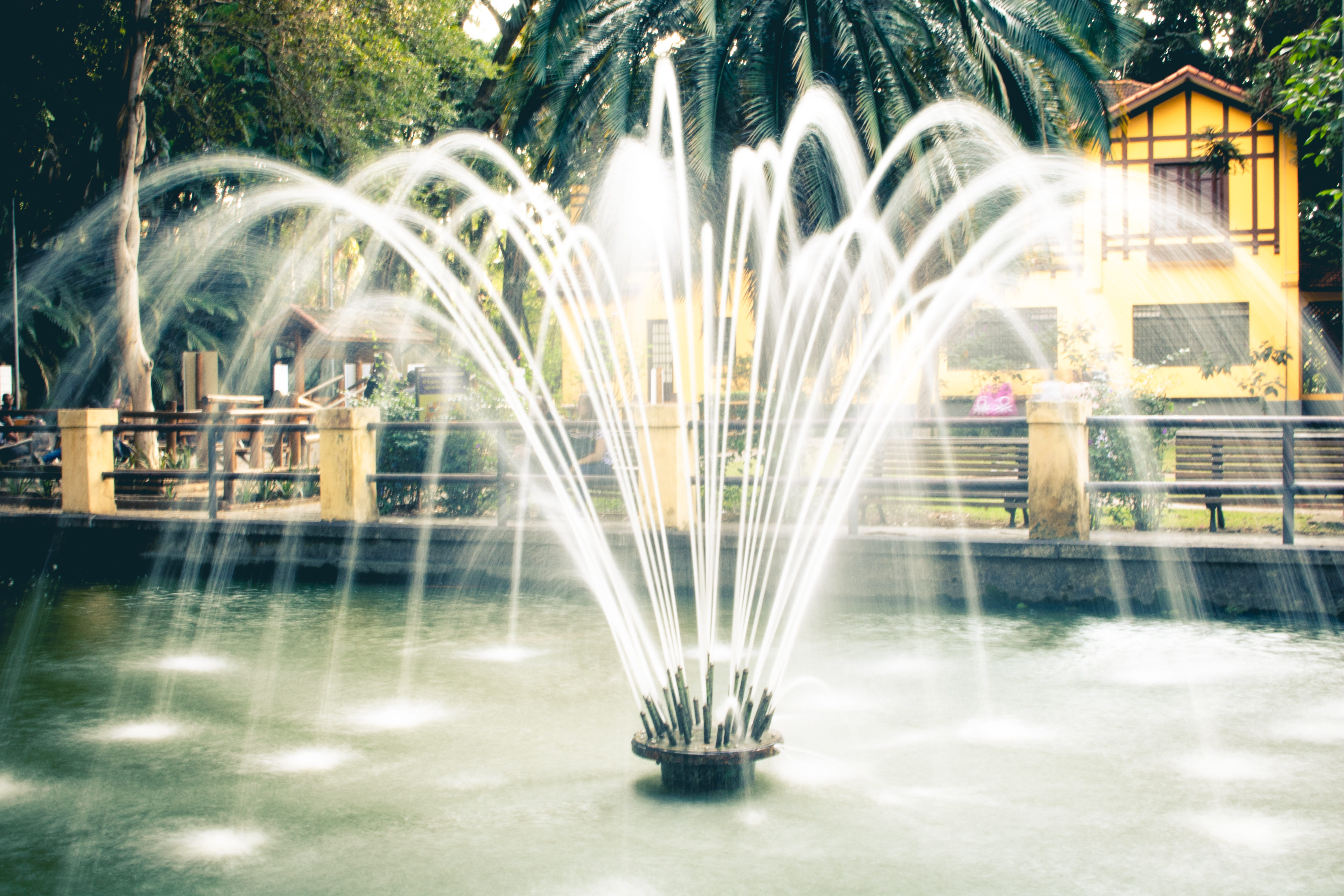 water, source, wet, flow, liquid, fall, motion, architecture