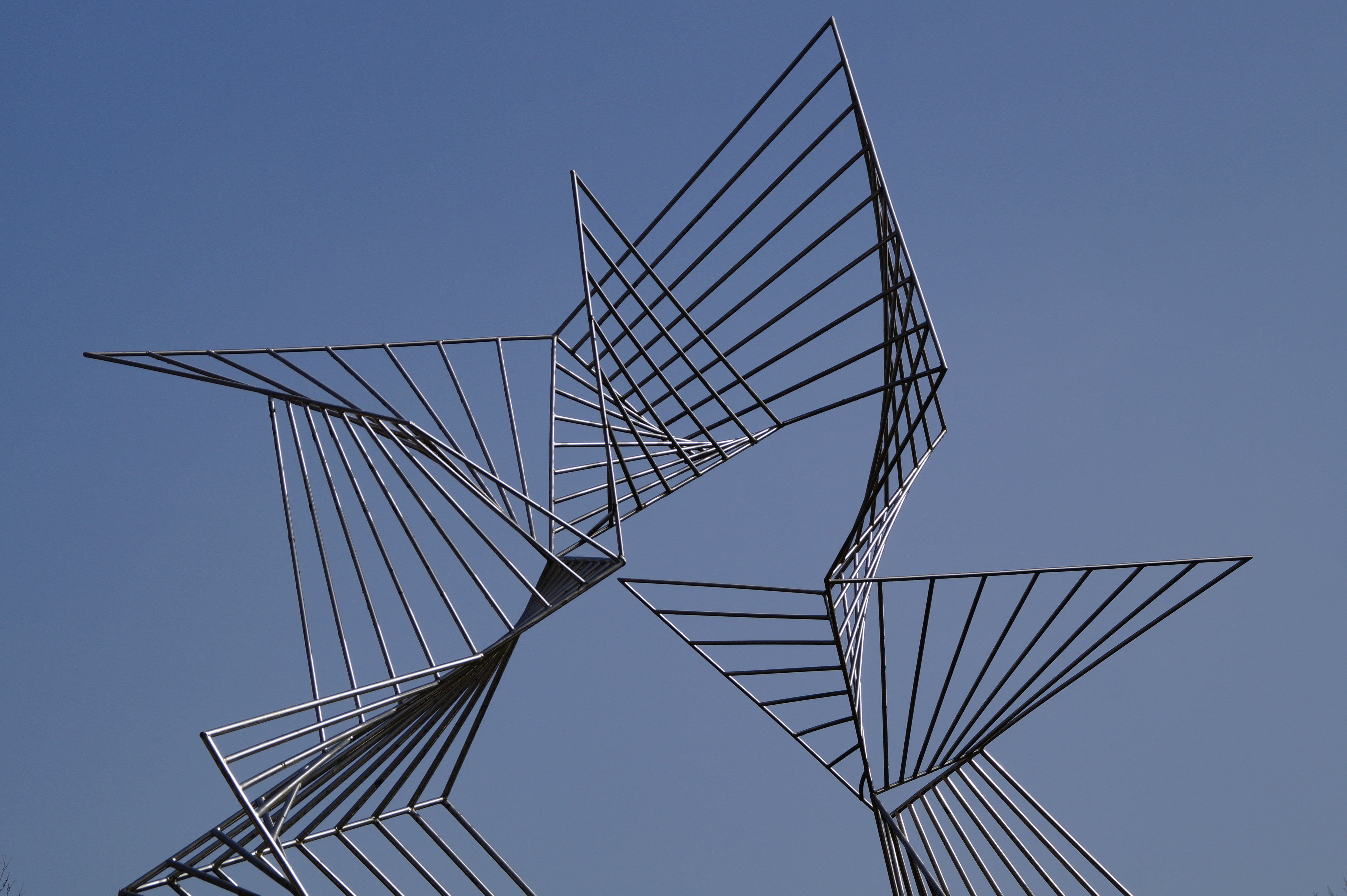 sky, sculpture, modern, pattern, structure, texture, art, modern art