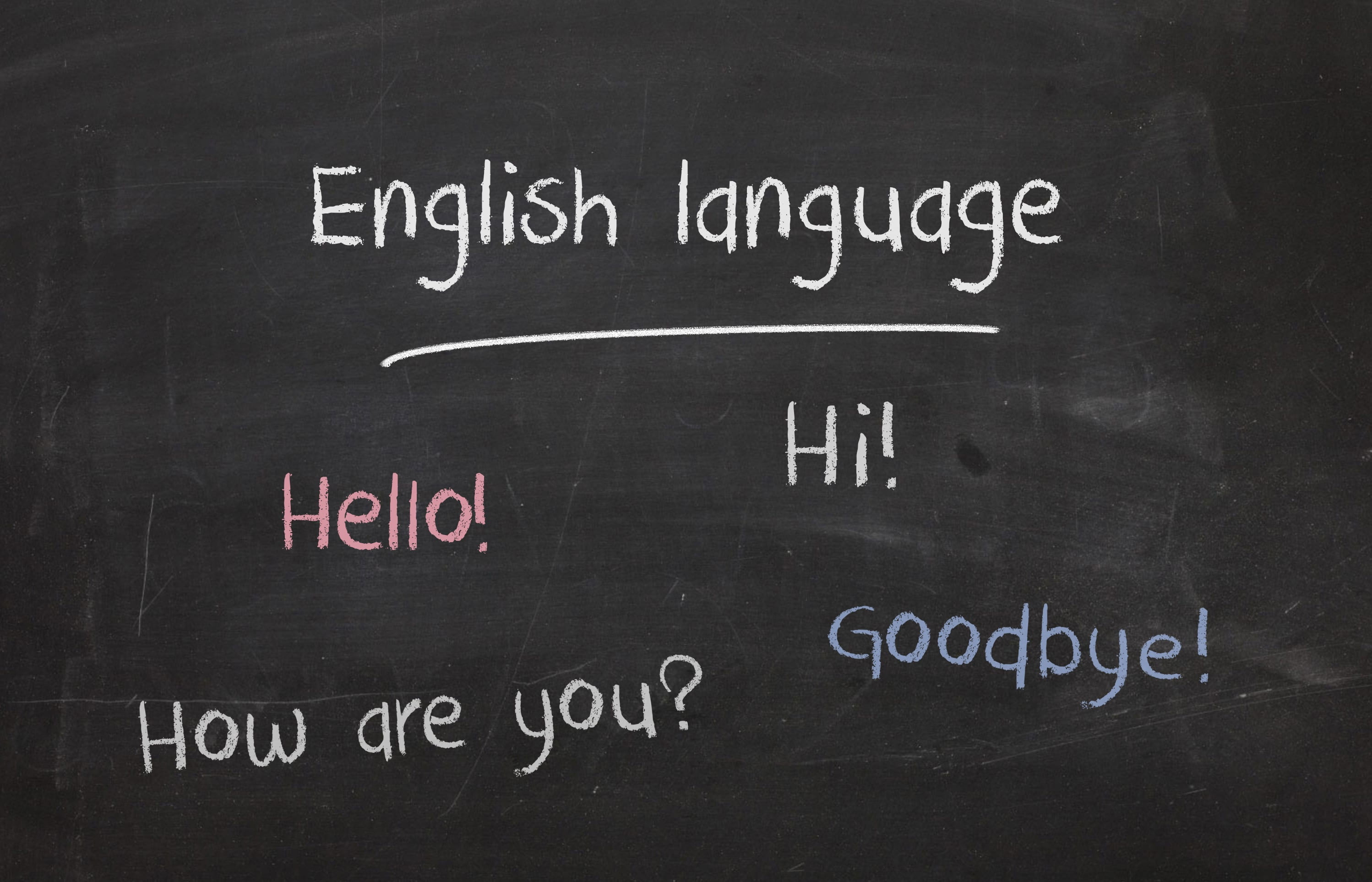 English language Hello! Hi! text, study, school, education, learn