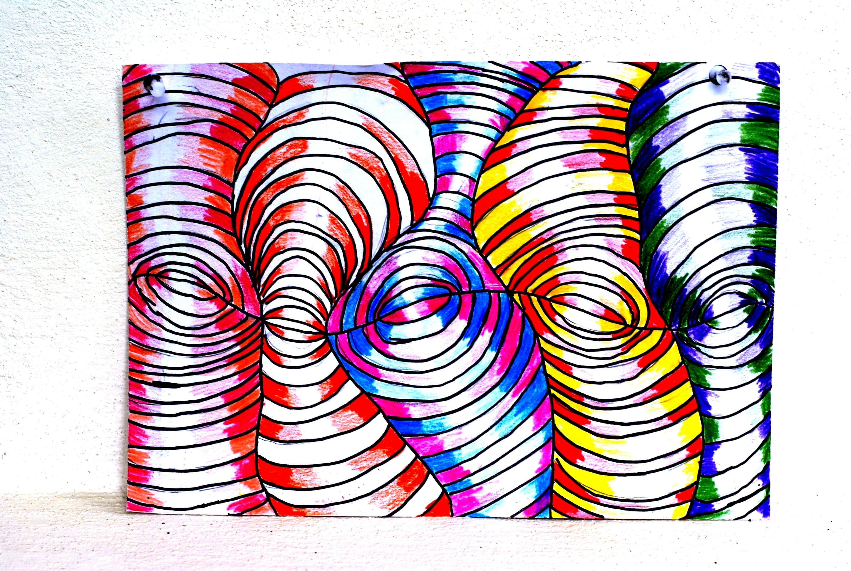 fantasy, image, colors, multi colored, pattern, striped, no people