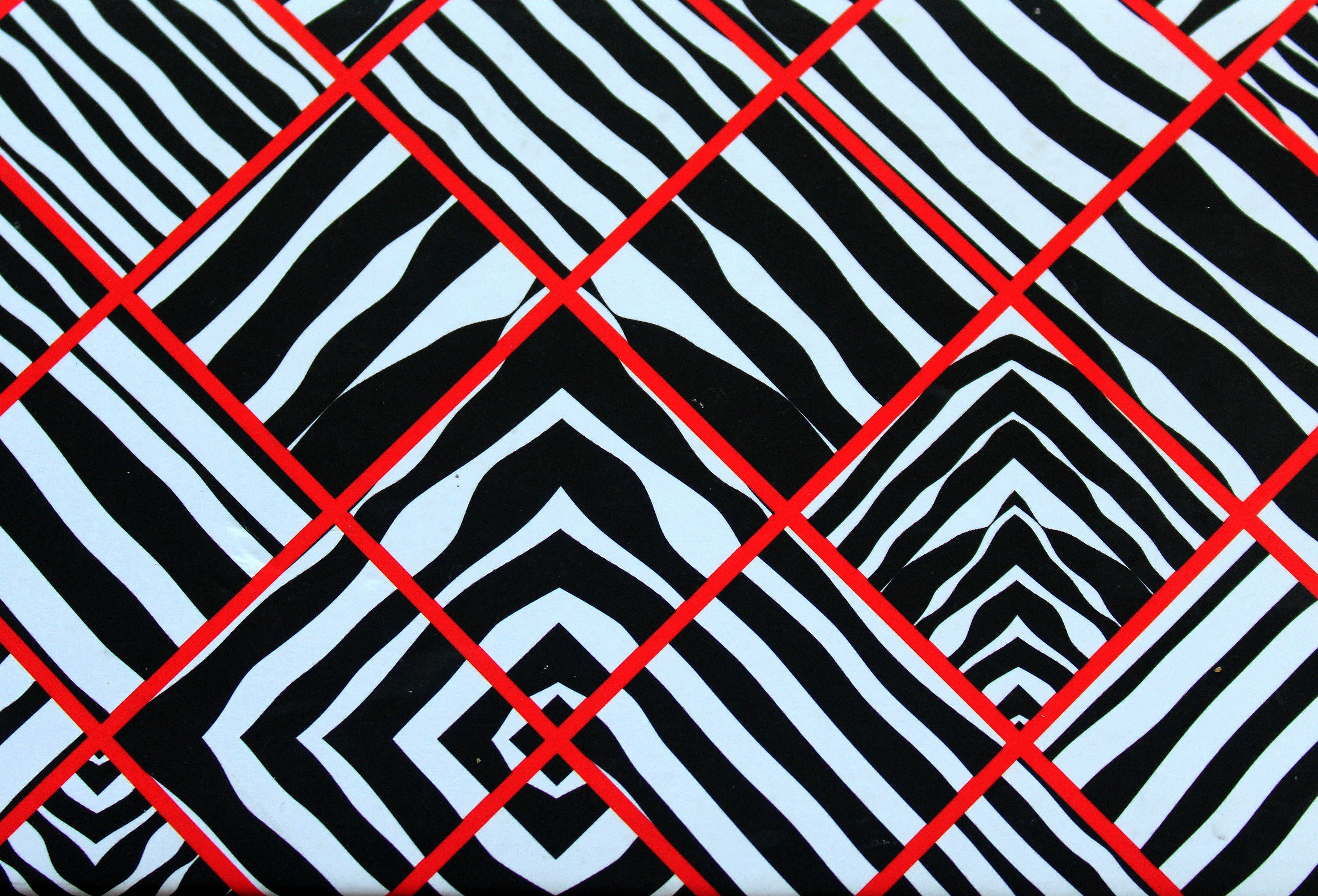 black and white textile, model, abstract, texture, geometric