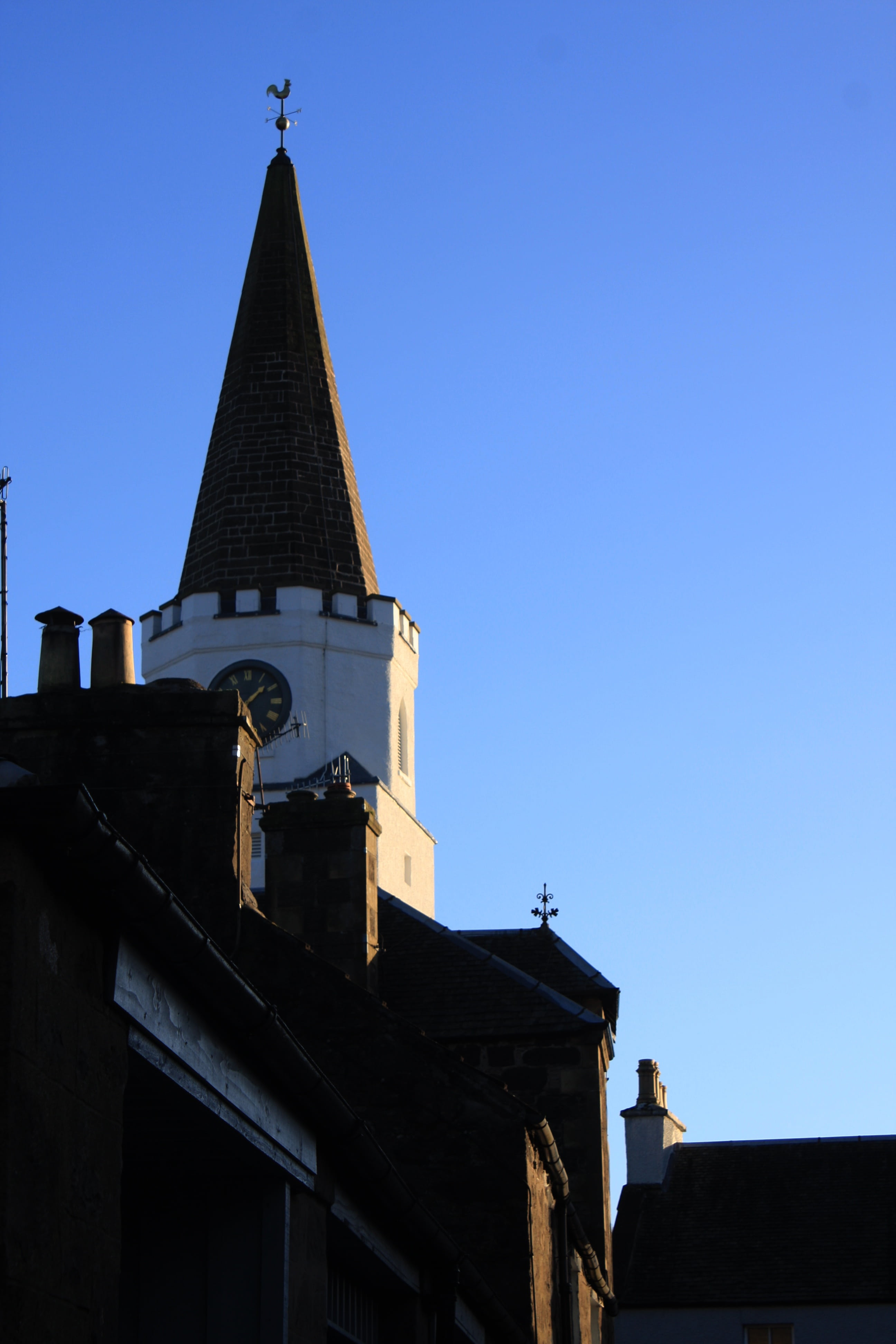 building, sky, spire, architecture, built structure, building exterior