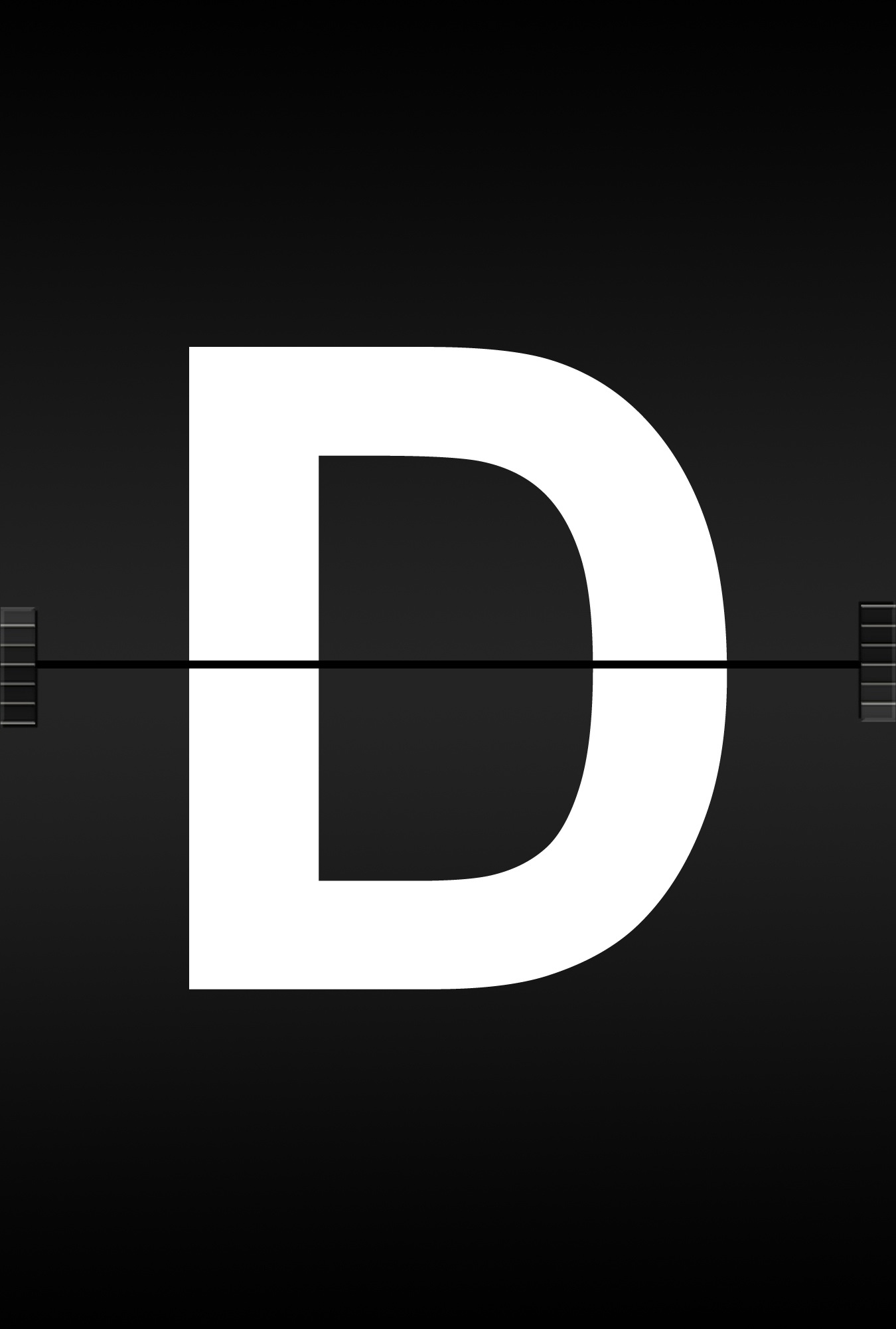white and black D logo, letters, abc, alphabet, journal font