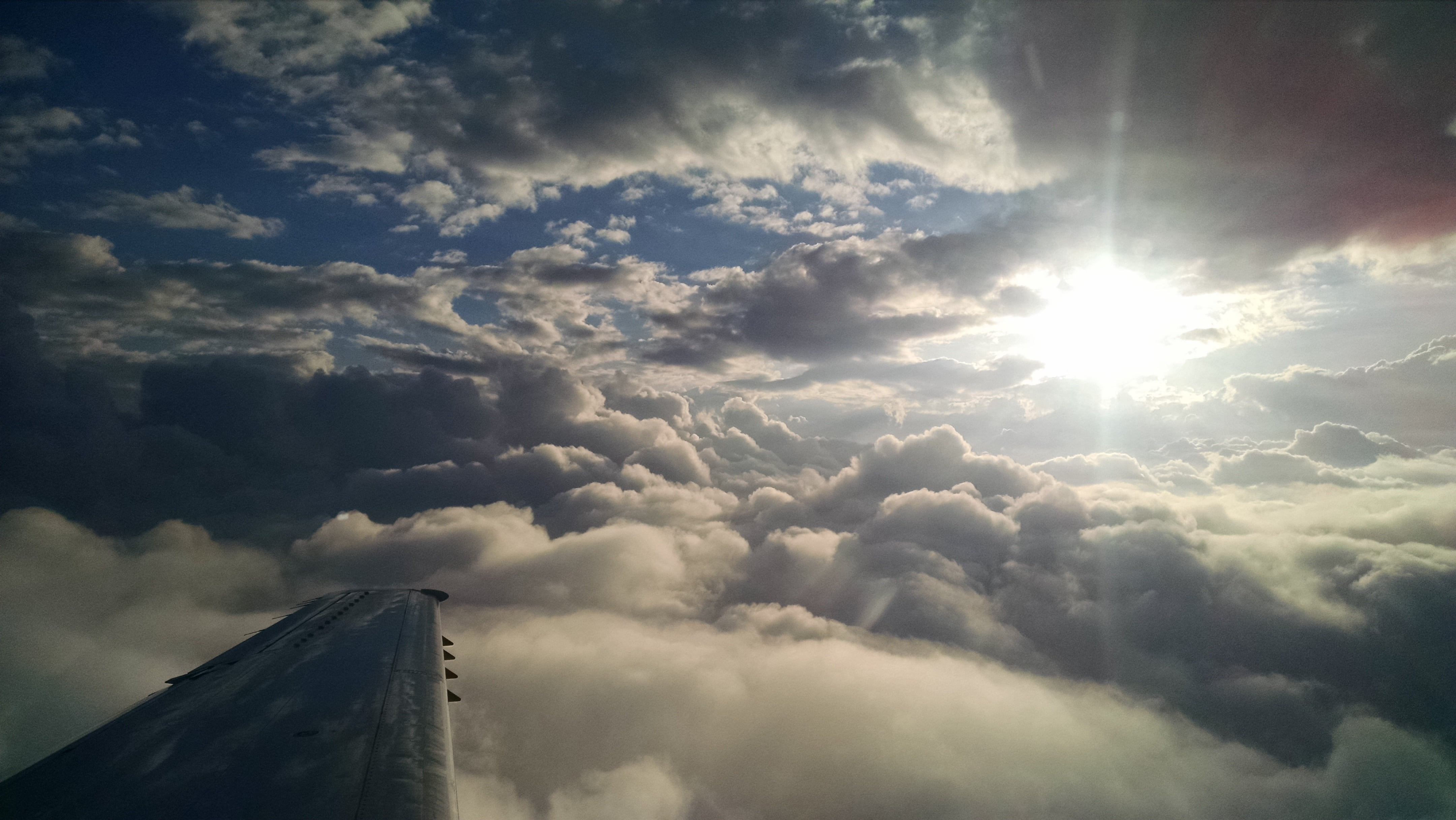sky, sun, clouds, blue, light, cloud - sky, sunlight, cloudscape