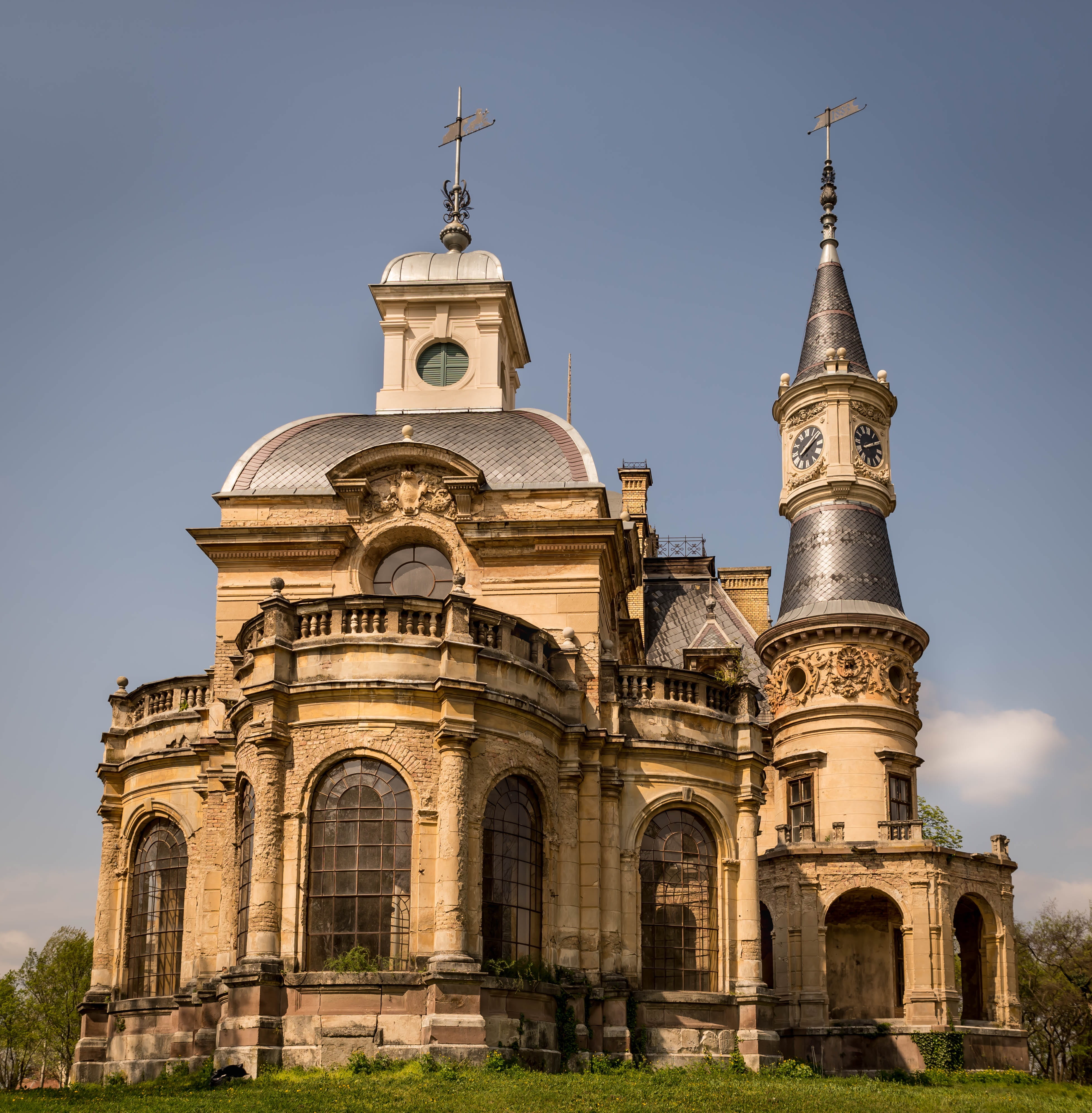 castle, tower, architecture, romantic, building exterior, built structure
