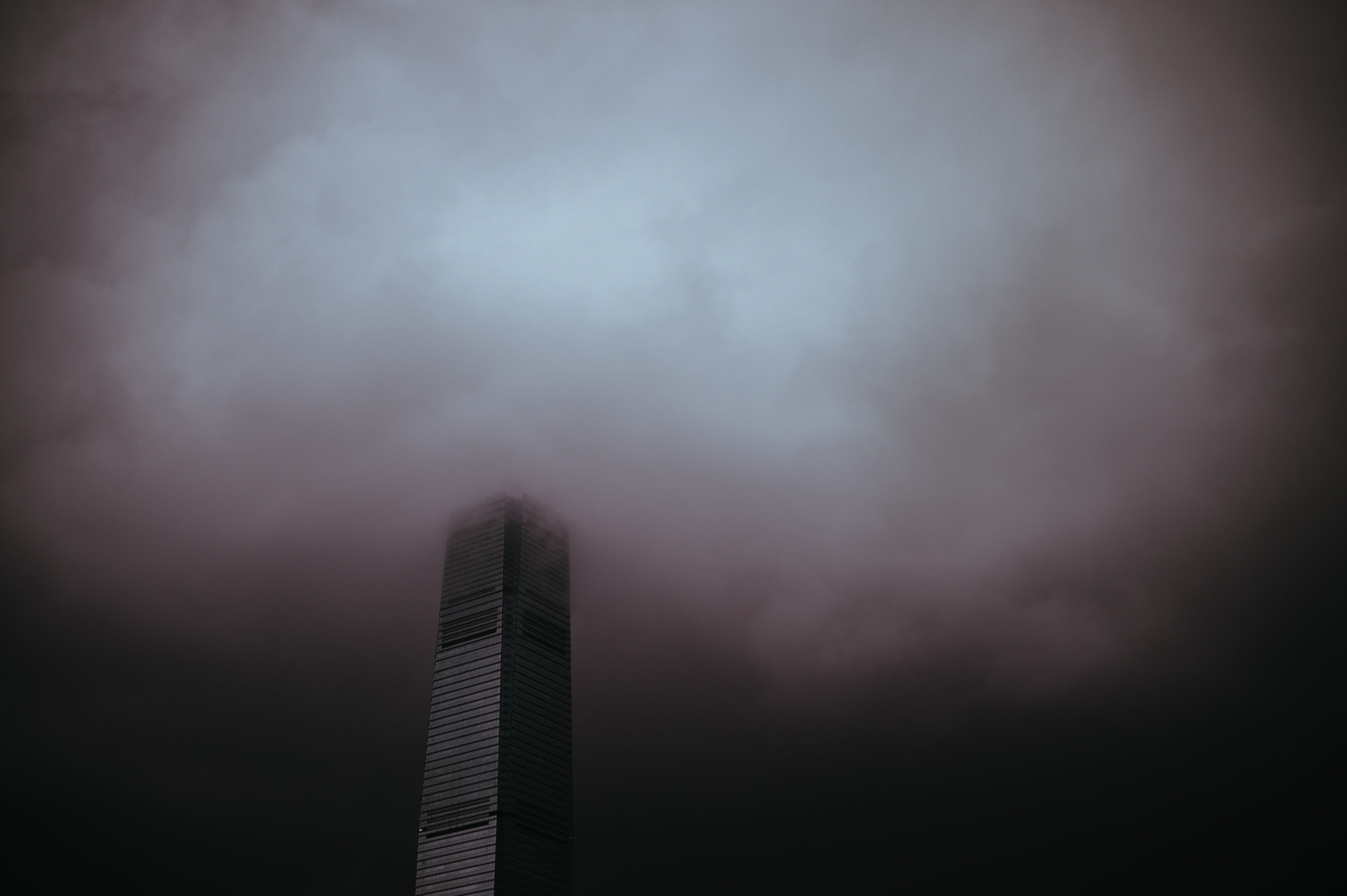 architecture, tower, infrastructure, dark, cloud, sky, building exterior