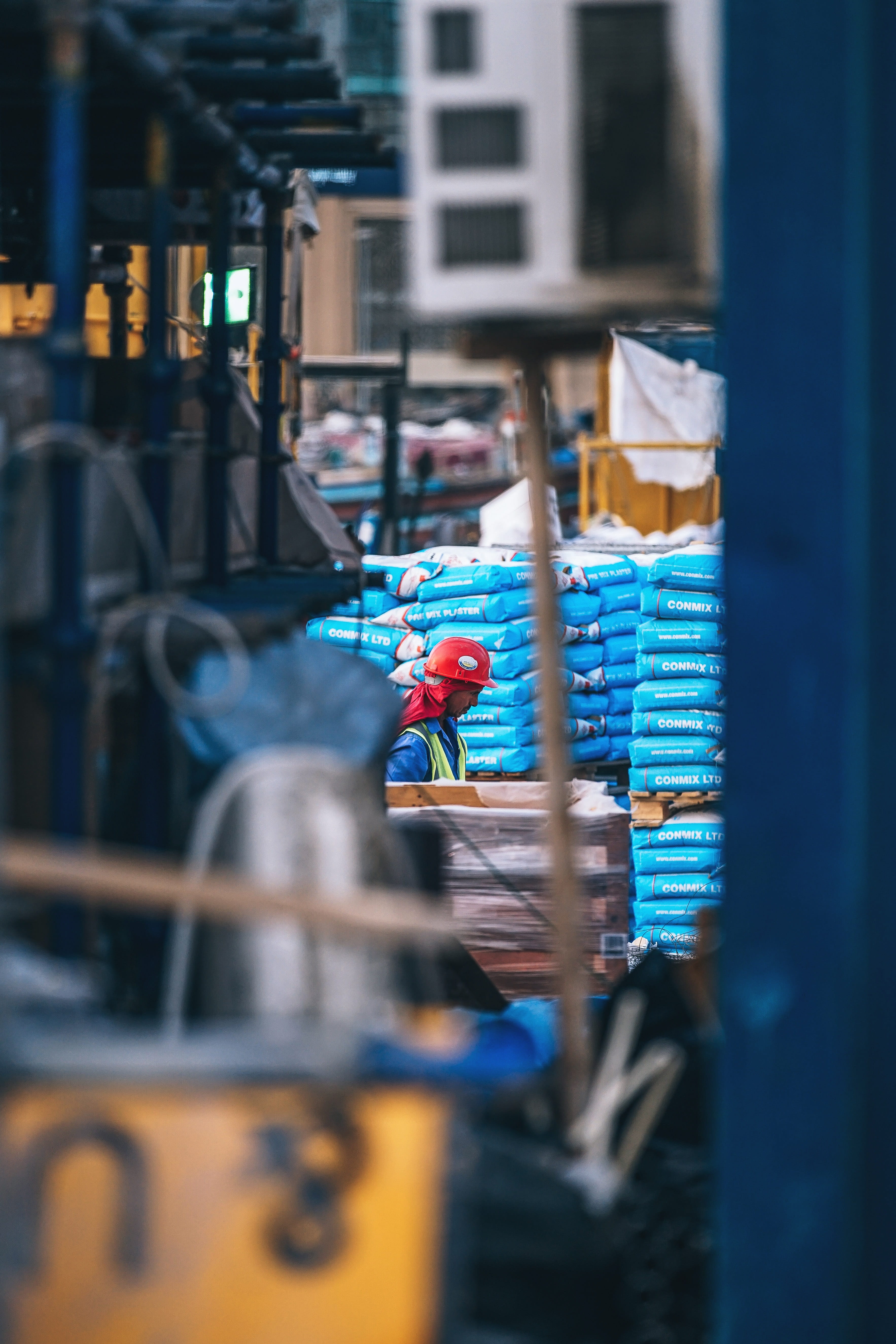 assembling, assembly, beam, building, construction, construction worker