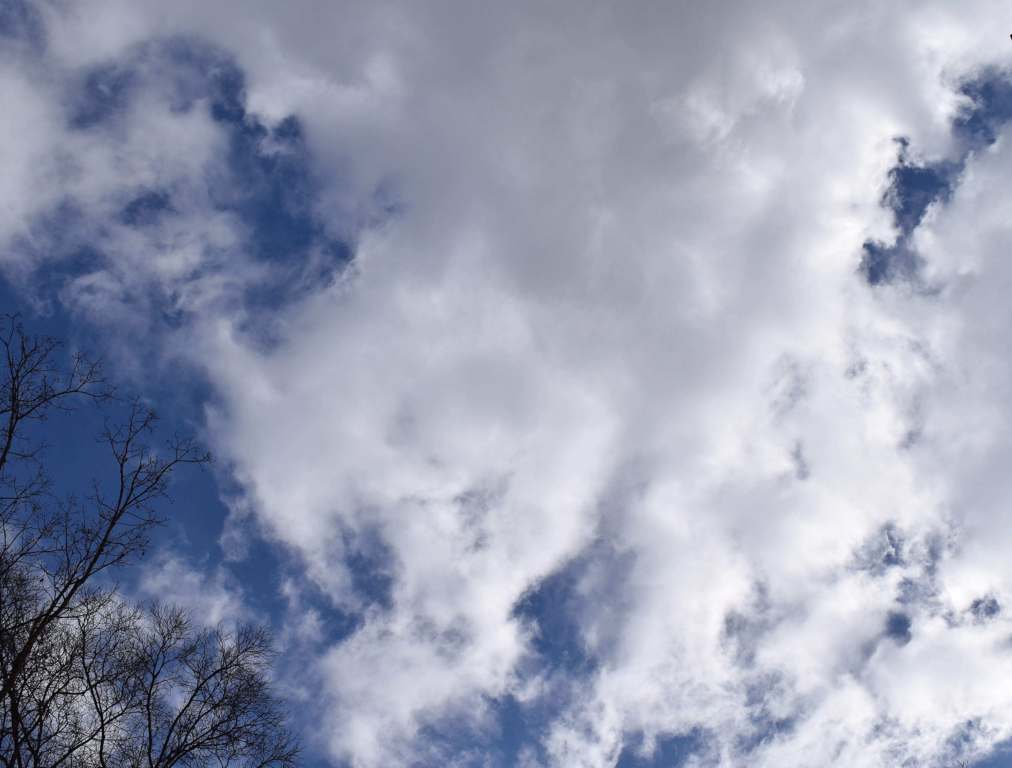 wispy clouds, blue sky, landscape, nature, cloudscape, cloud - Sky