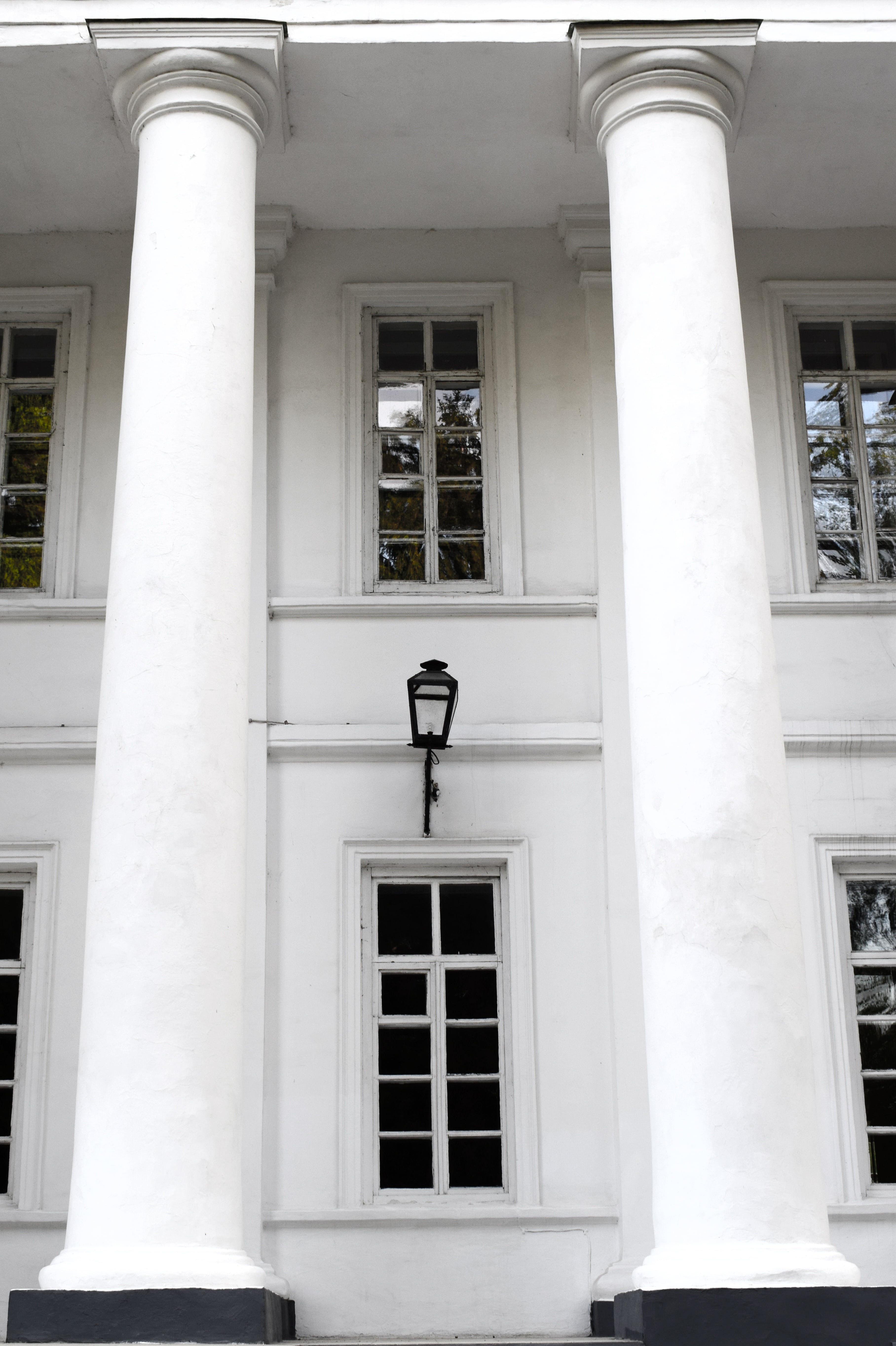 architecture, columns, white, building, built structure, window