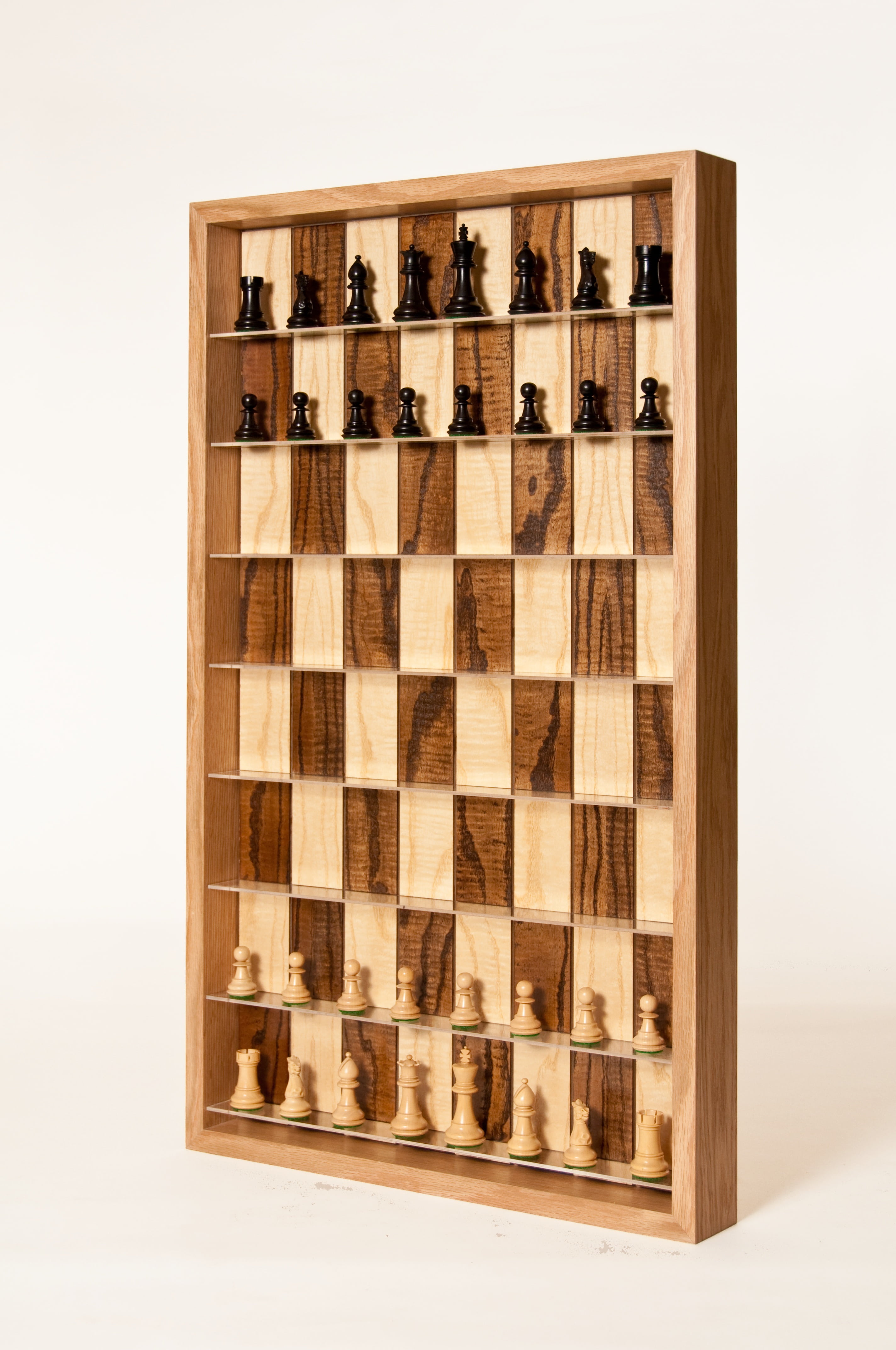 chess, vertical chess, chess board, wood - Material, studio shot