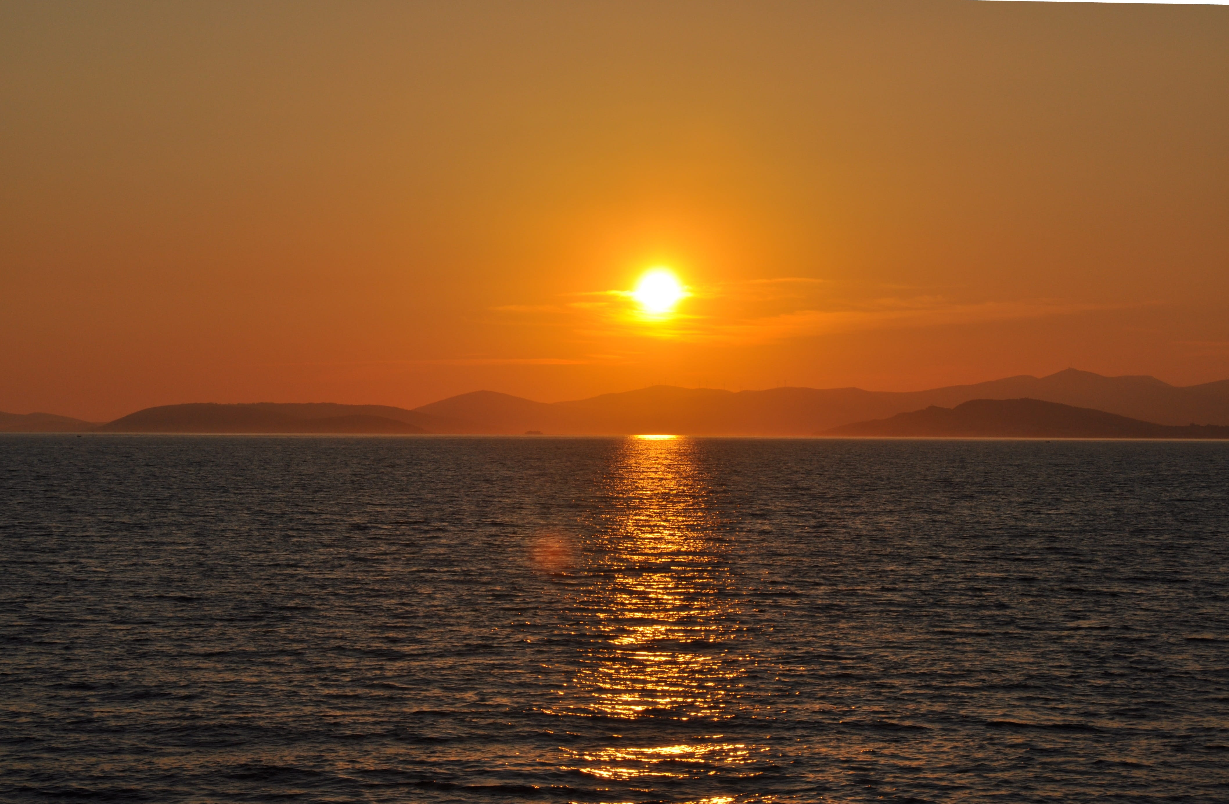 sunset, sea, croatia, colors, orange, sky, mediterannee, beauty in nature