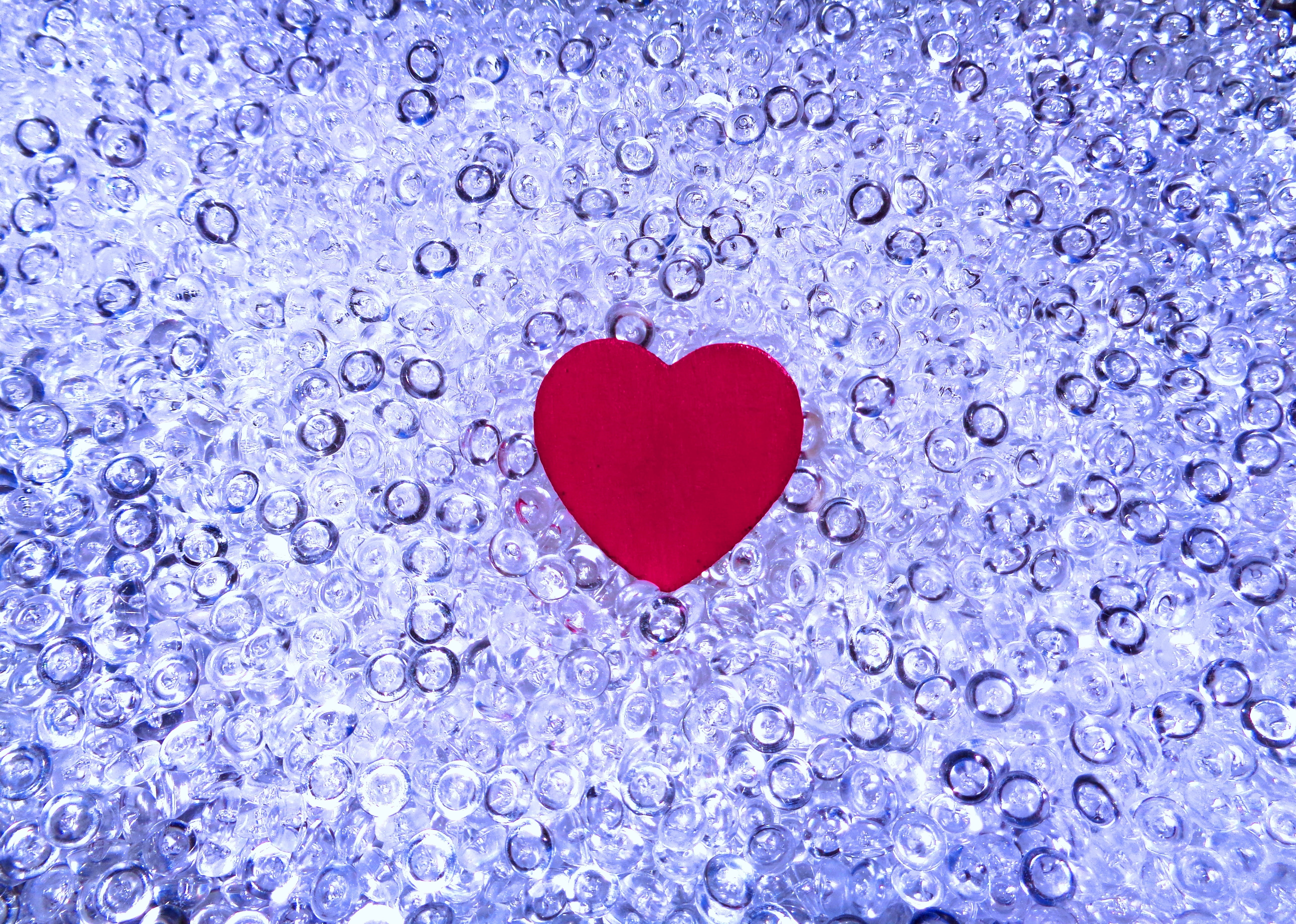 red heart illustration, diamond, blue, shiny, shine, color, bright
