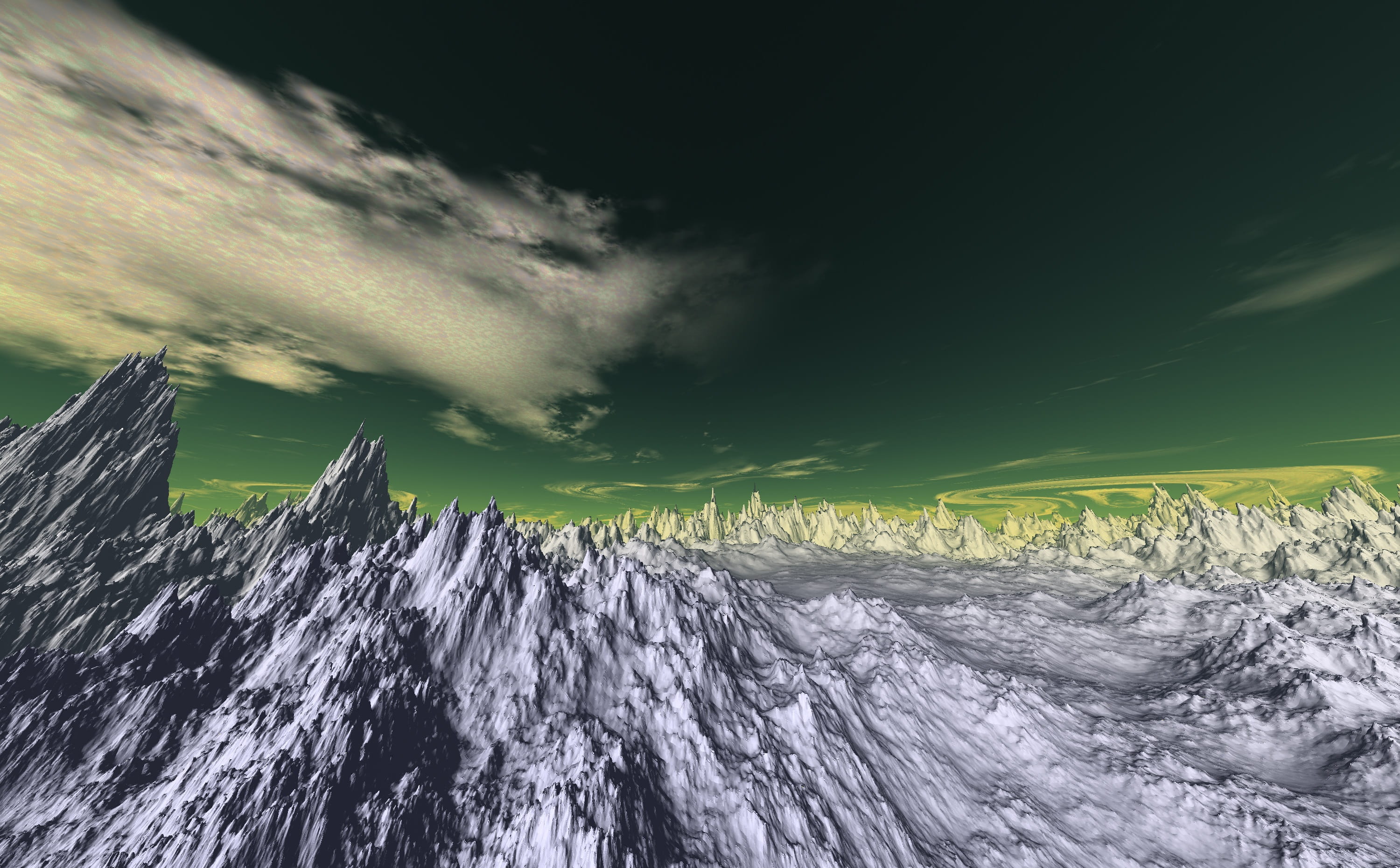 nature, sky, outdoors, panoramic, landscape, mountain, alien