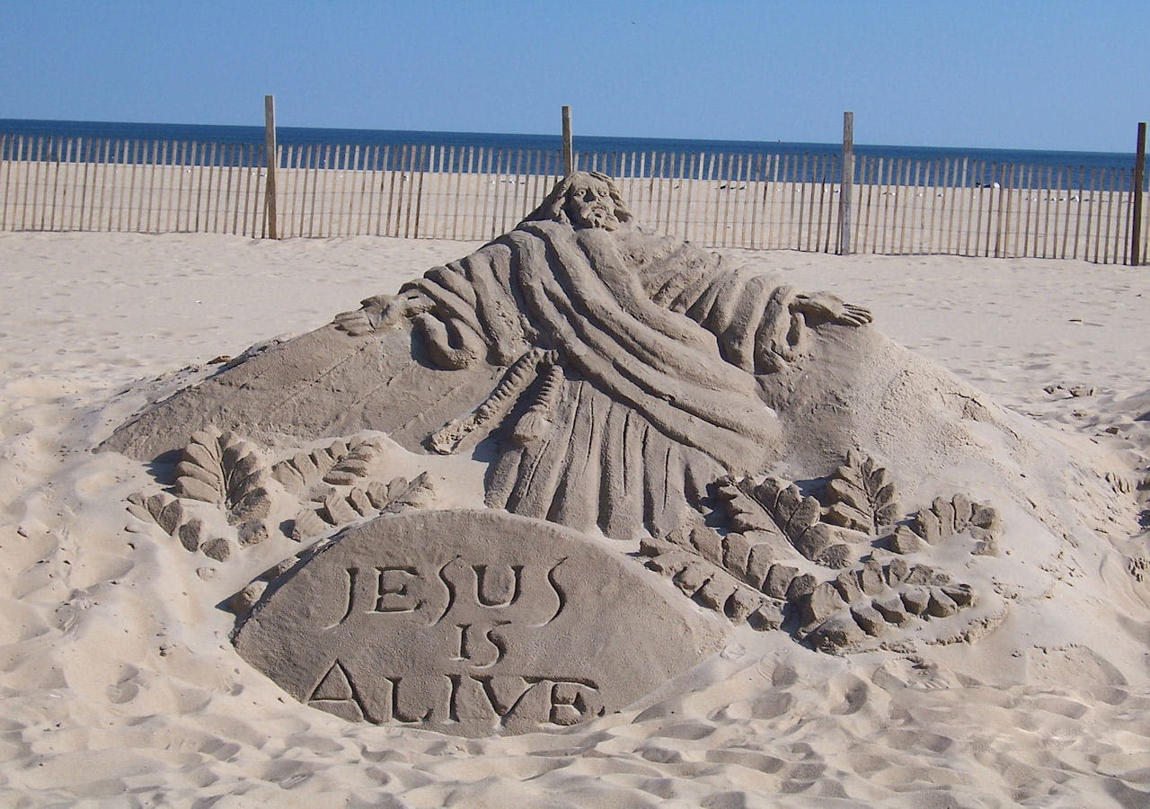 Architecture, Landscape, Objects, still, life, jesus, sand