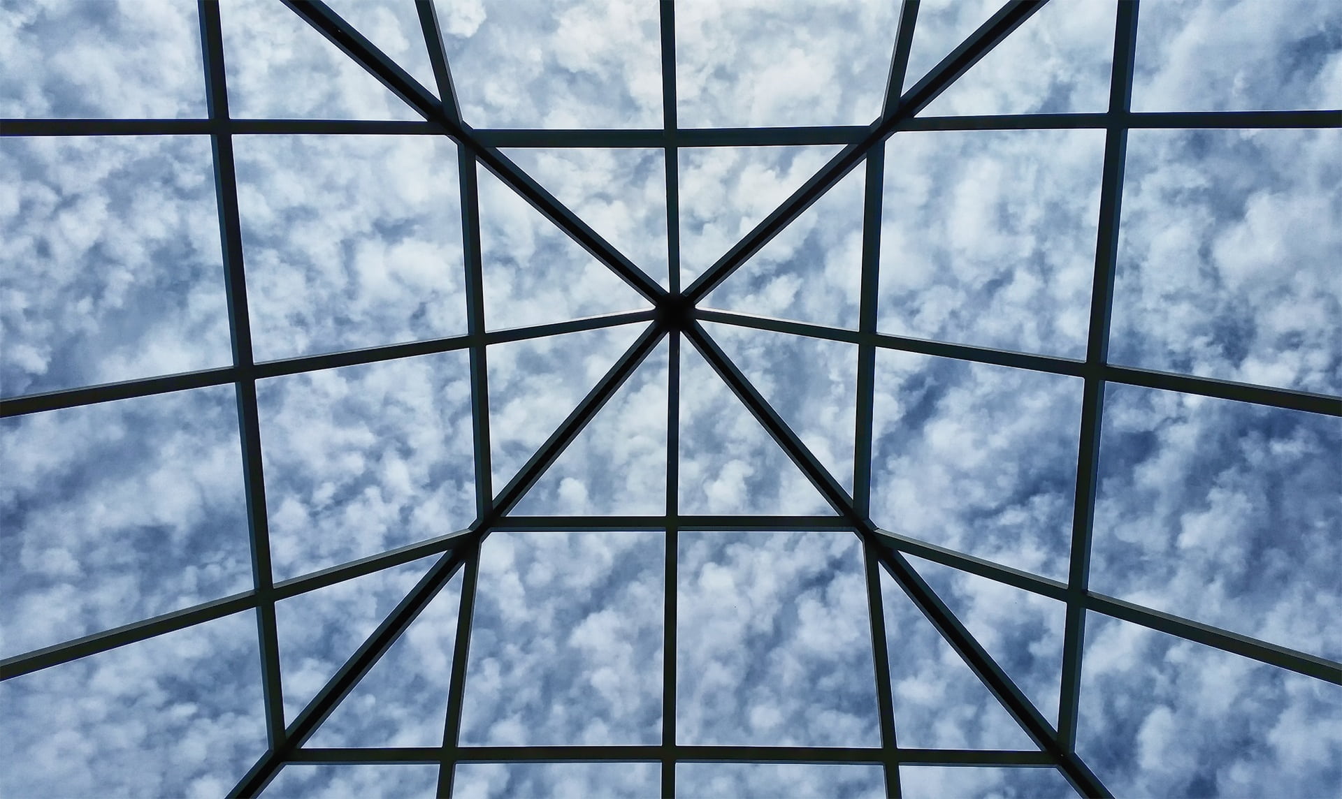 grid, sky, clouds, cloudscape, architecture, glass - Material