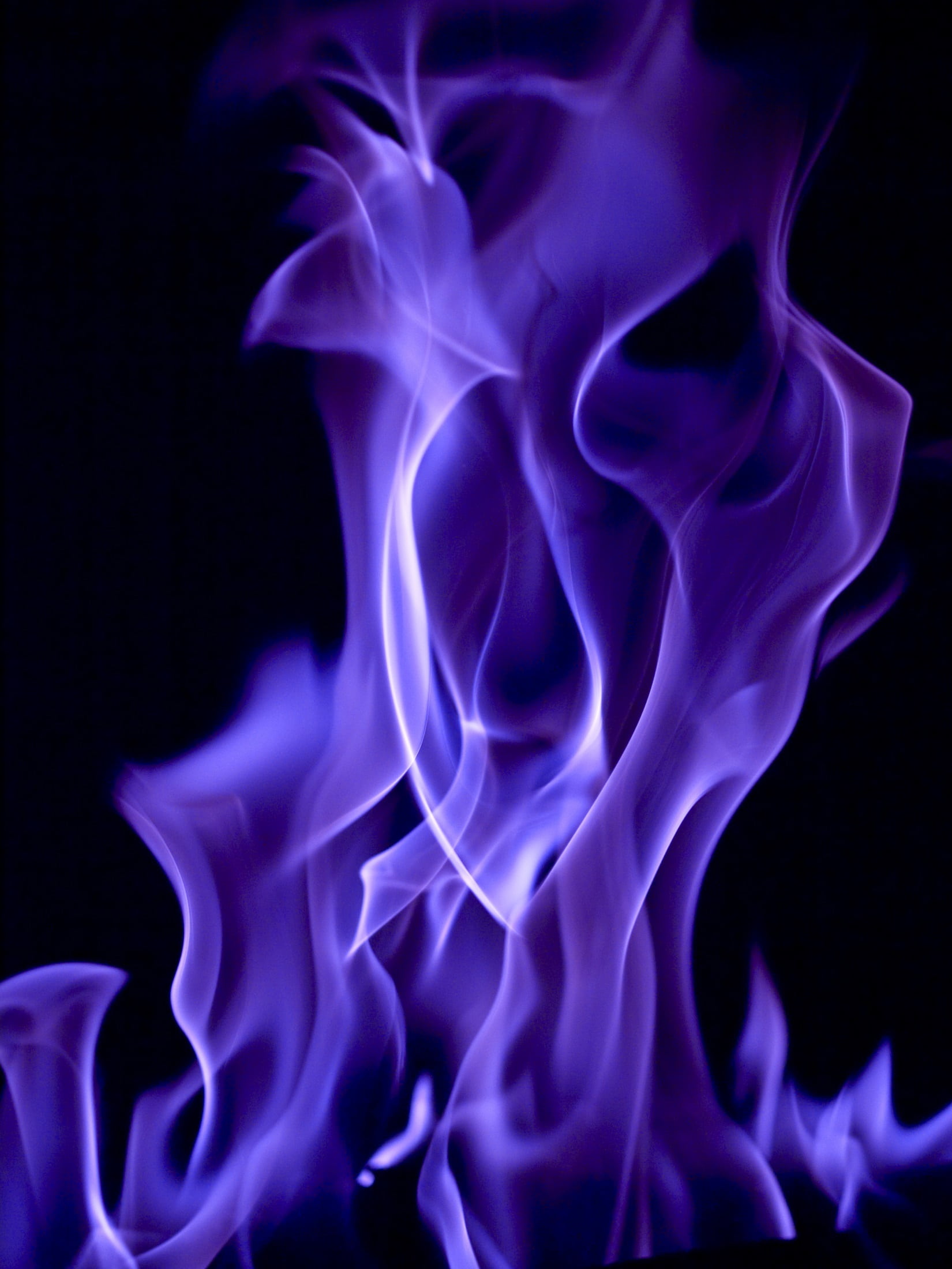 purple flame illustration, flames, flickering, fire, burning
