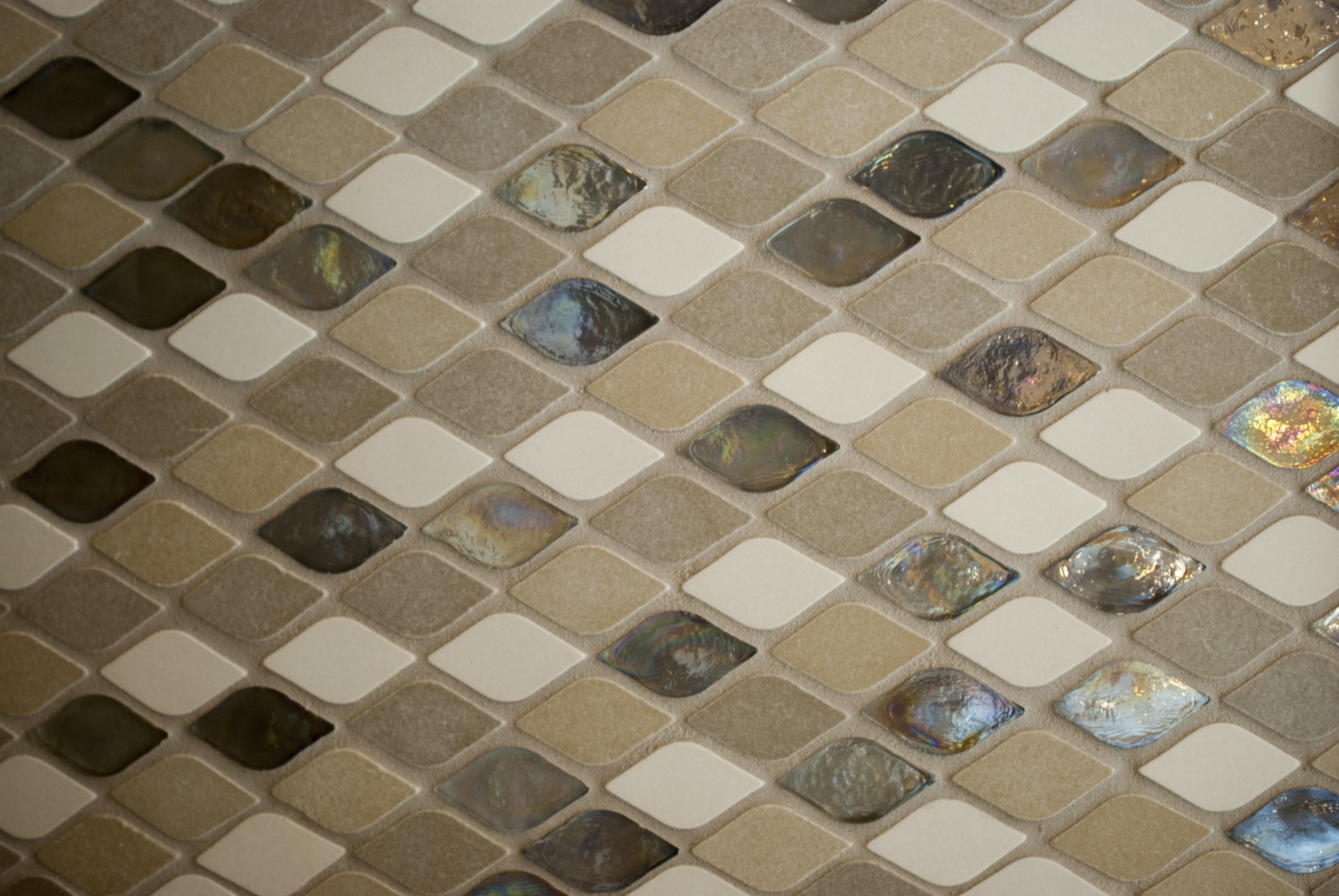 tile, beige, raindrops, pattern, geometric, mosaic, bathroom