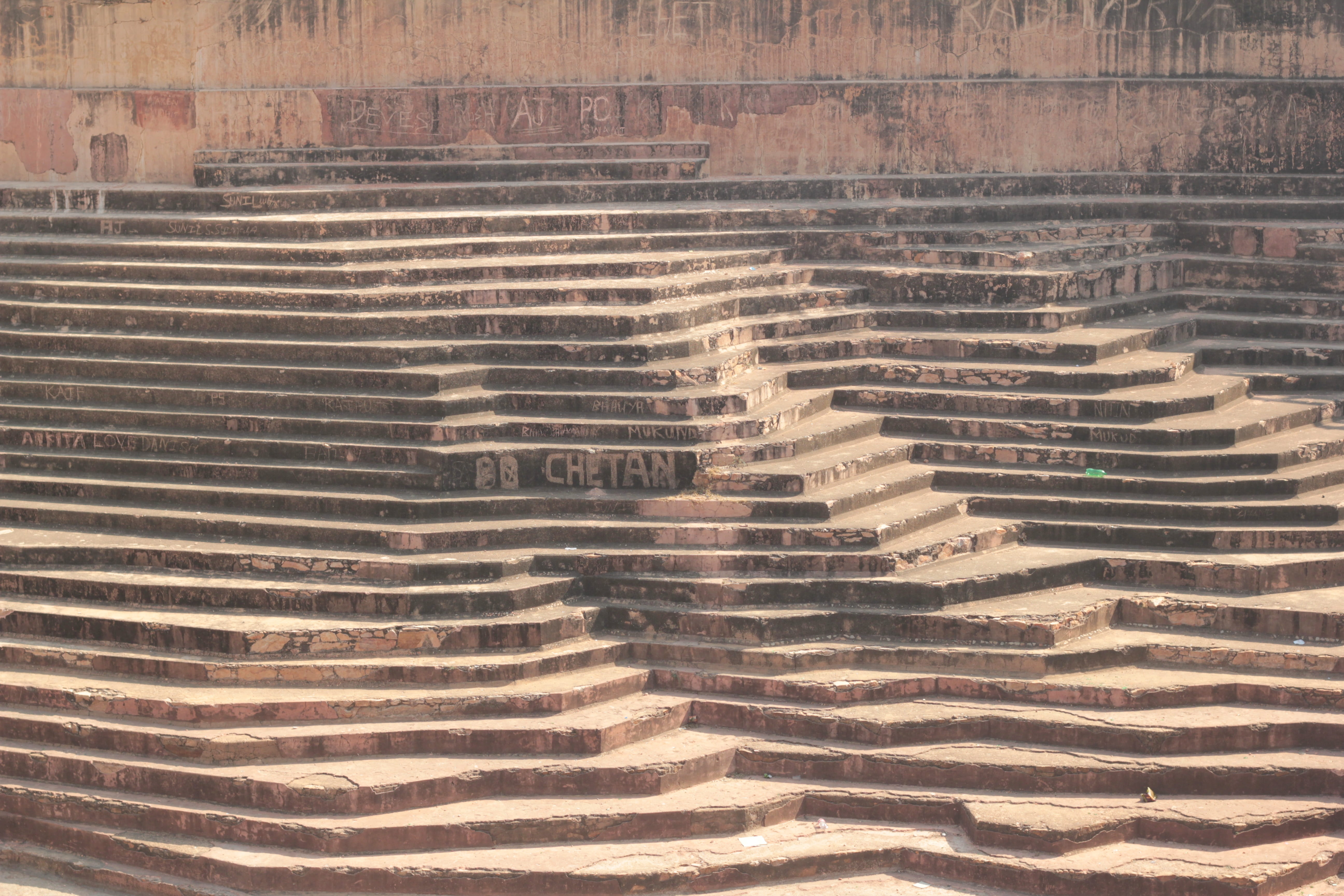 steps, pattern, lines, full frame, backgrounds, day, high angle view