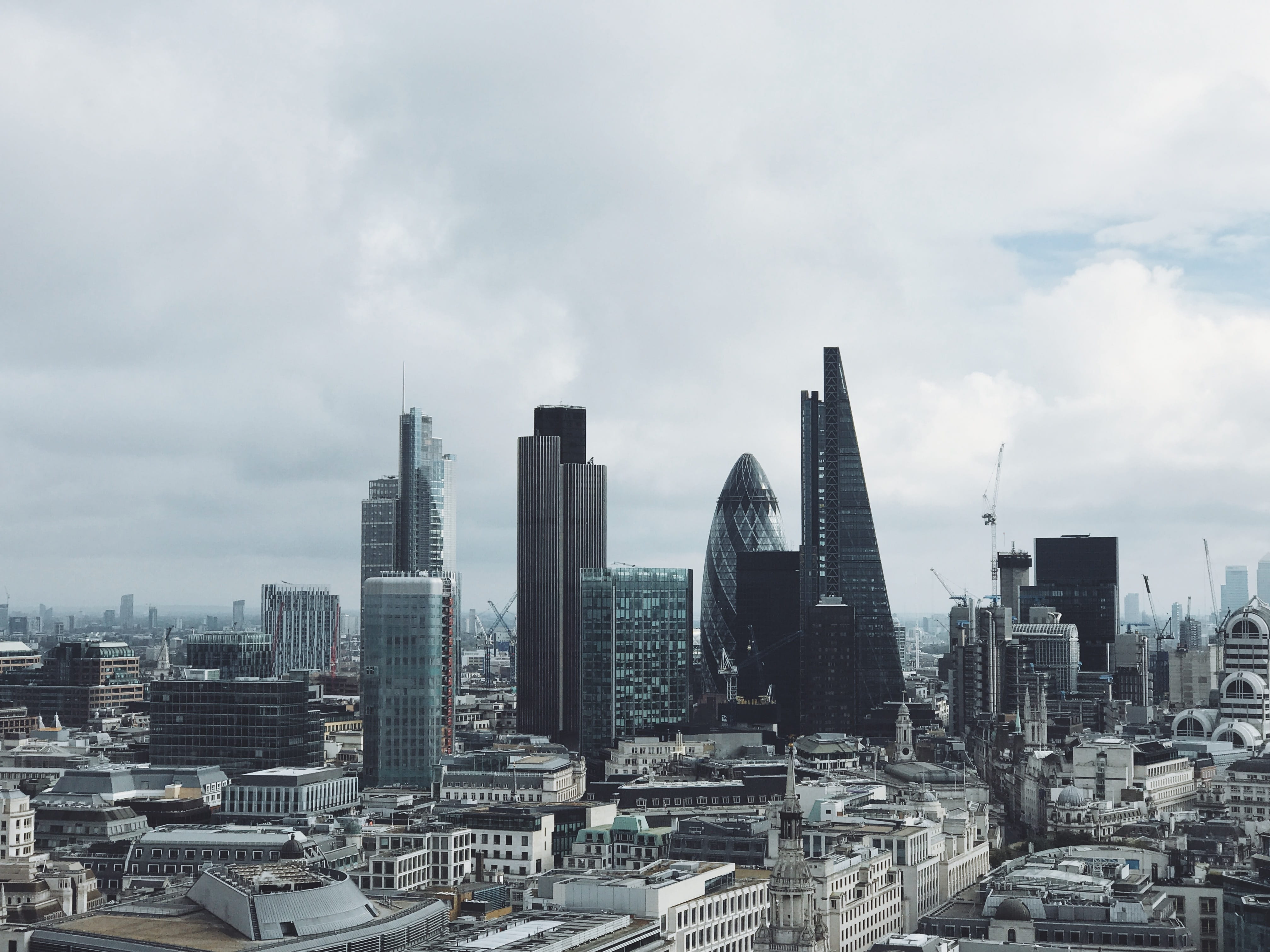 architecture, buildings, infrastructure, blue, sky, cloud, tower