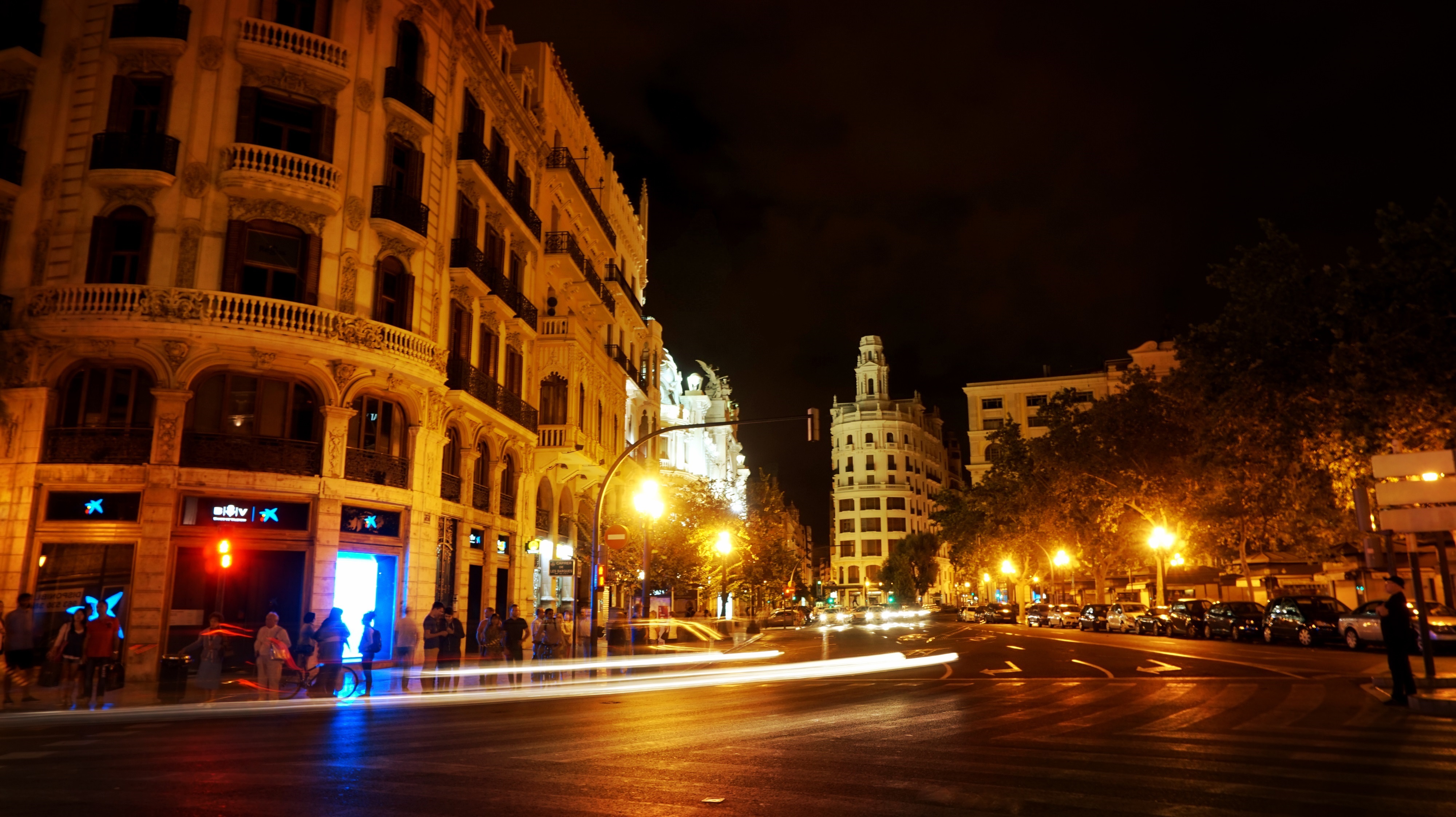 photo of white painted high-rise building, valencia, spain, europe