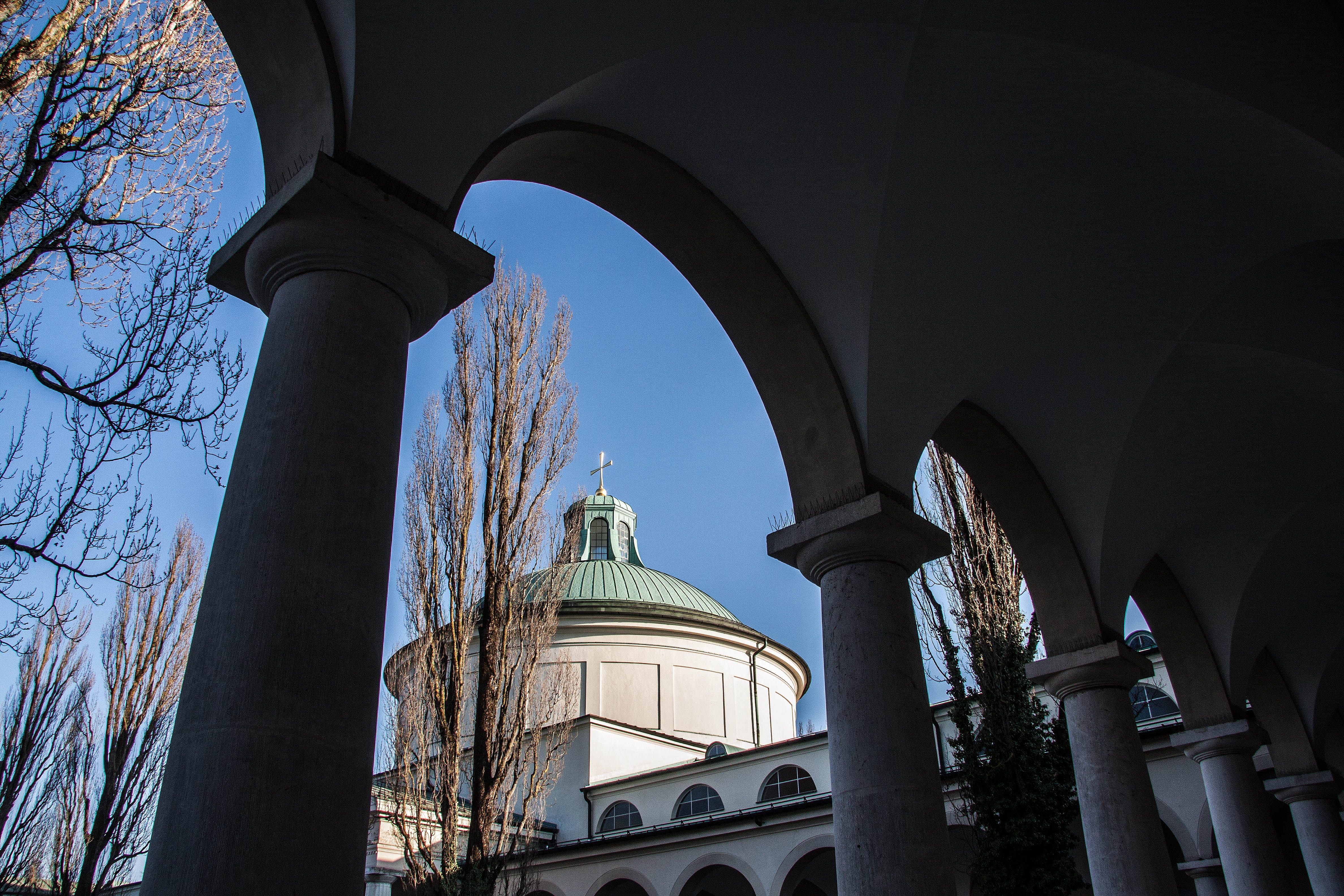 Arcade, Dorian Mode, Architecture, columnar, building, construction art