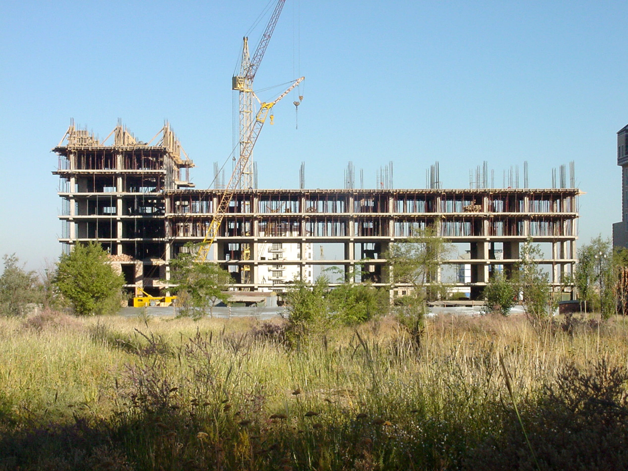 Construction, Construction Crane, architecture, building exterior