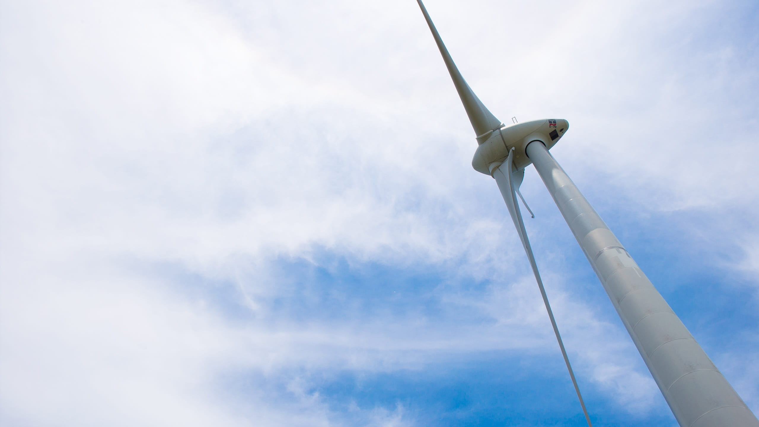 windmill, sky, blue, cloud - sky, low angle view, technology