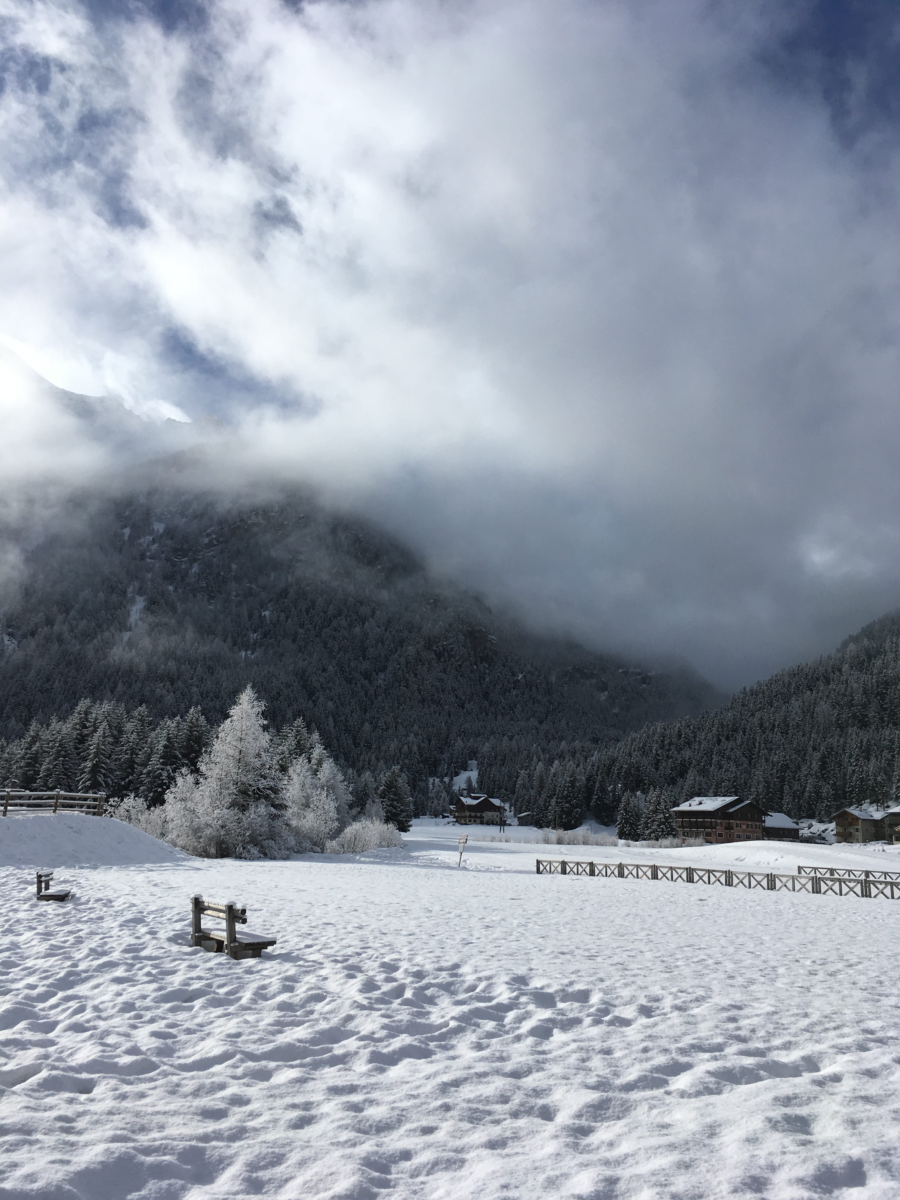 snow, mountain, ice, winter, cold temperature, cloud - sky