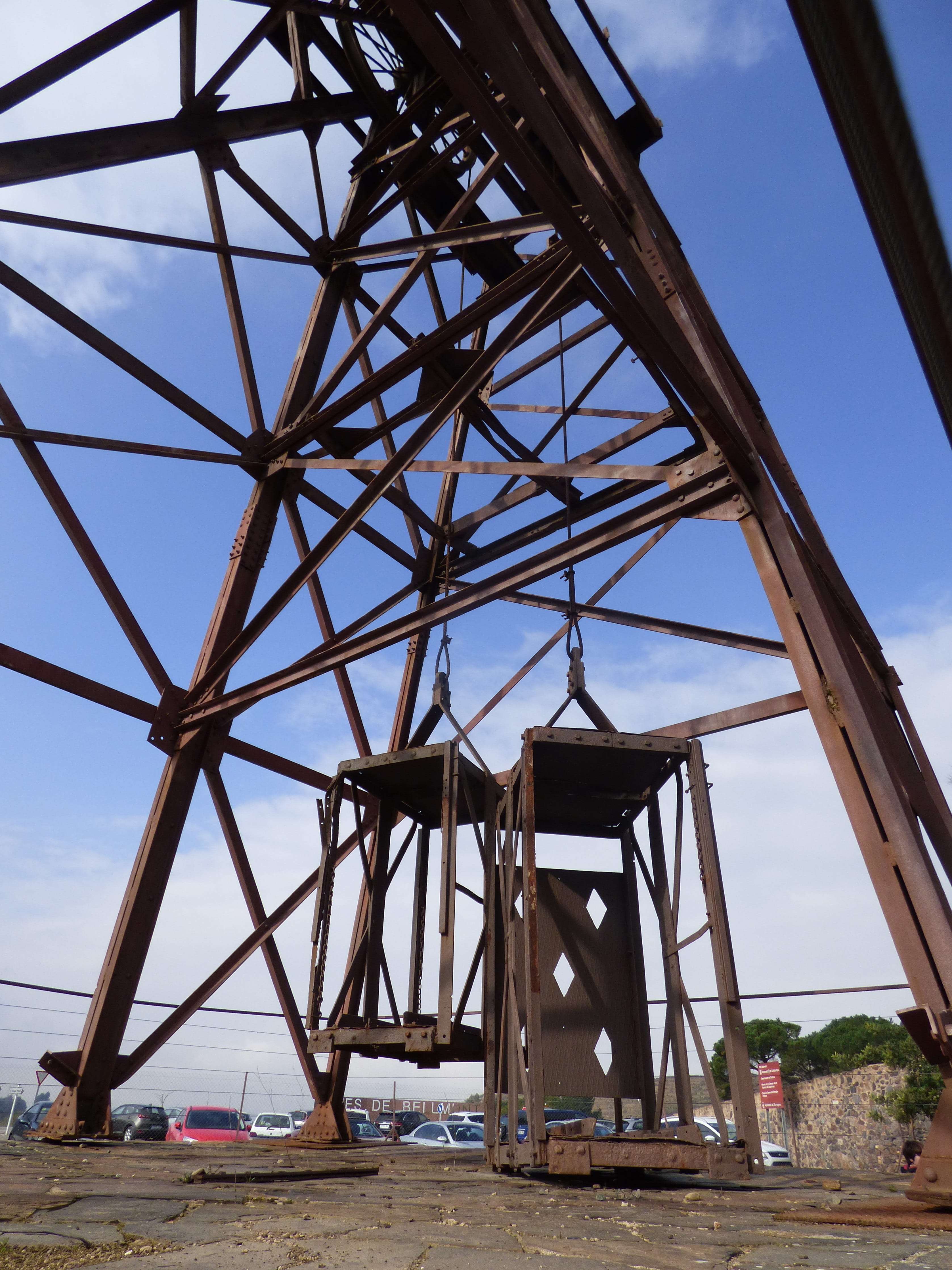 Elevator, Engineering, Mine, Mining, cast iron, structure, rivets