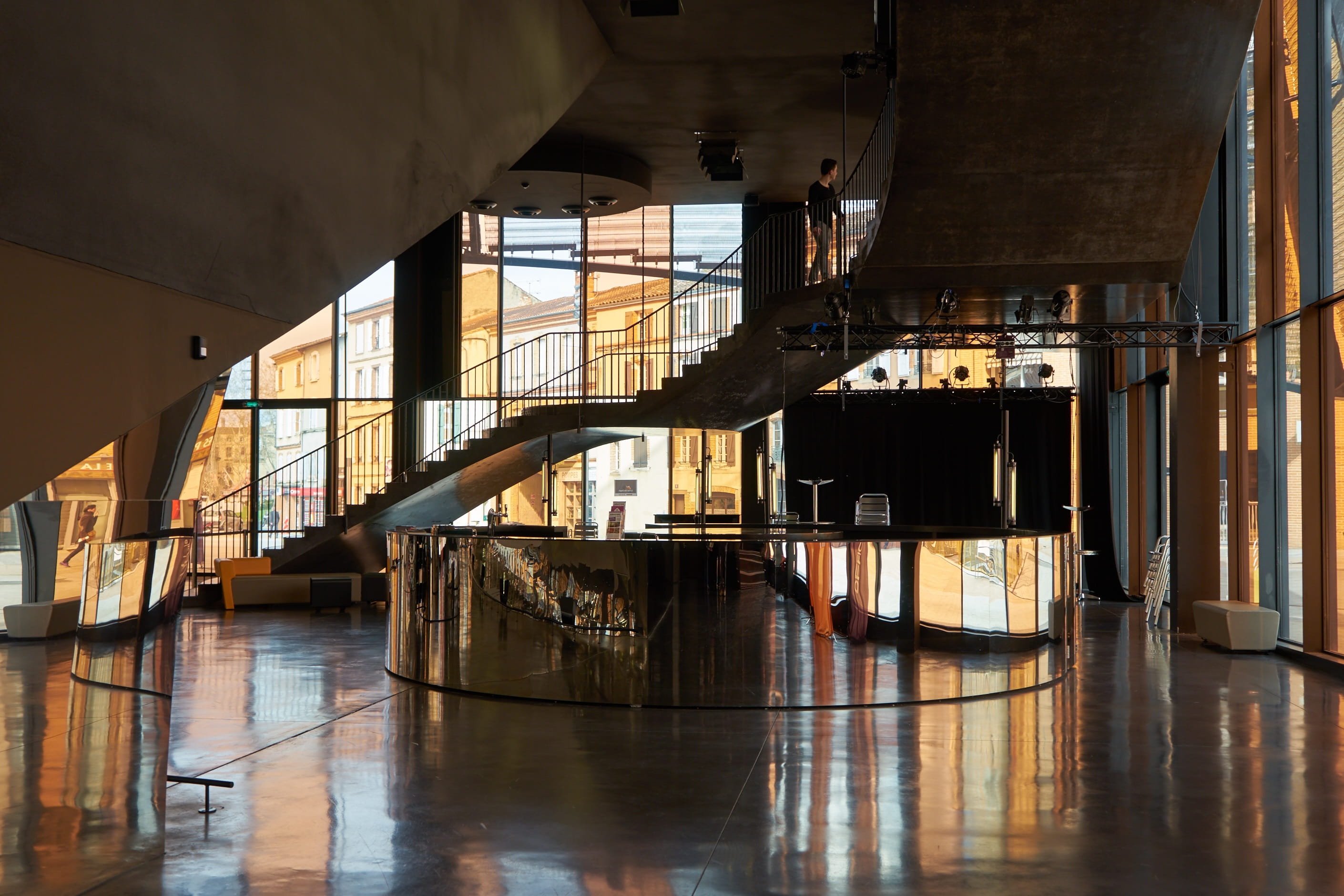 Architecture, Light, Building, Interior, canopy, reflection