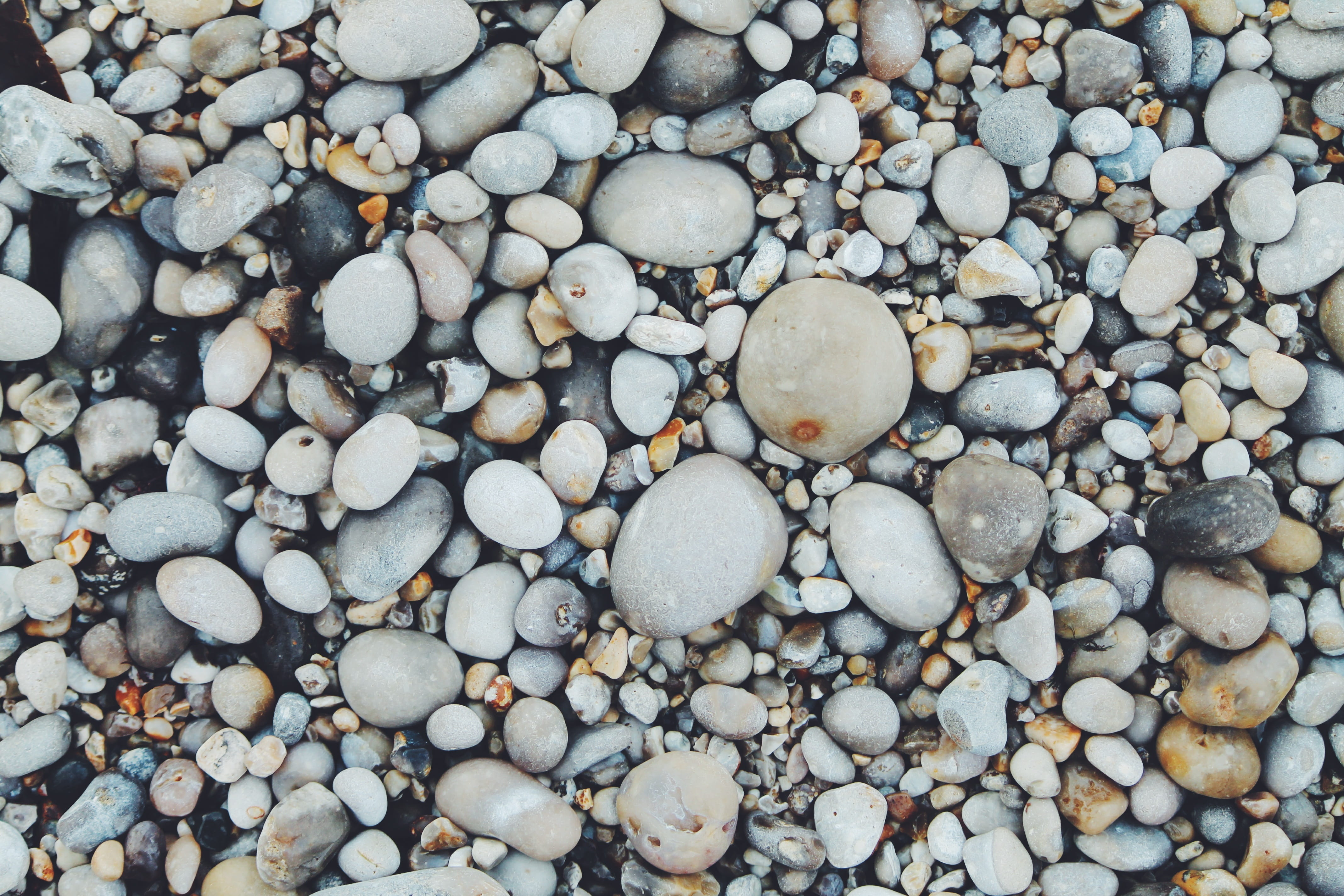 pebbles, beach, stone, rocks, stone - object, solid, full frame