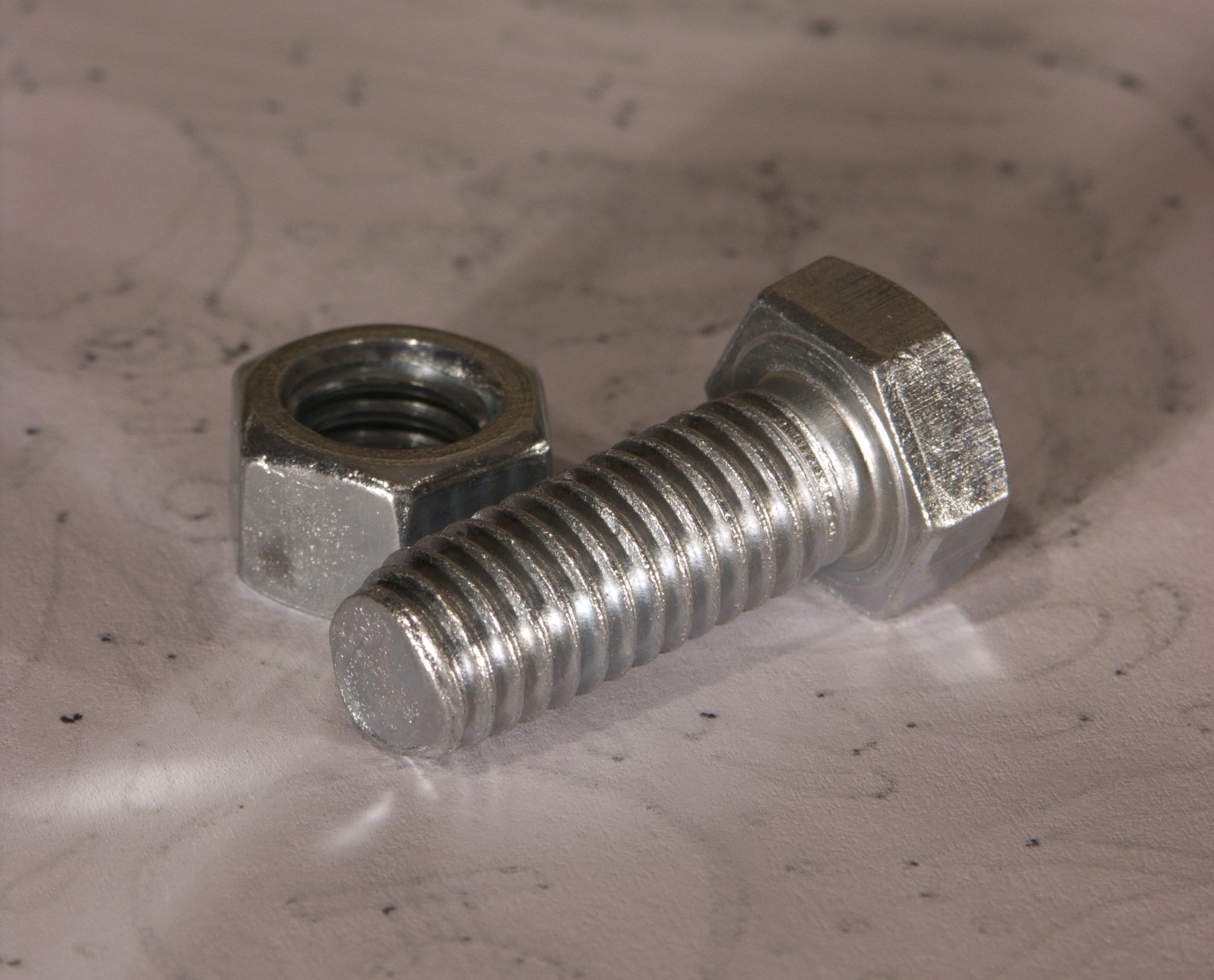 Nut, Bolt, Threaded, Screw, Hardware, metallic, silver colored