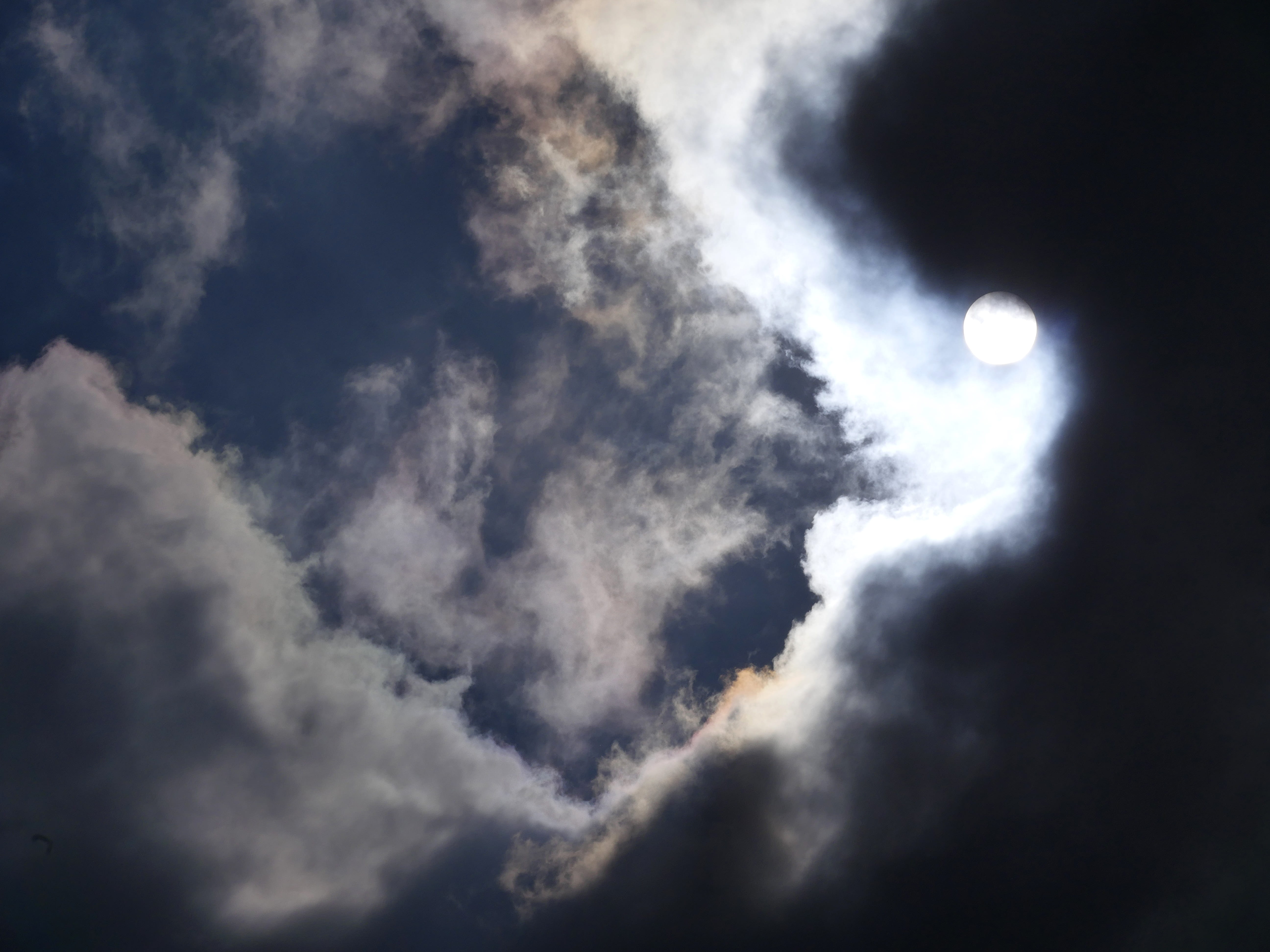 full moon with clouds during nighttime, Forward, Thunderstorm