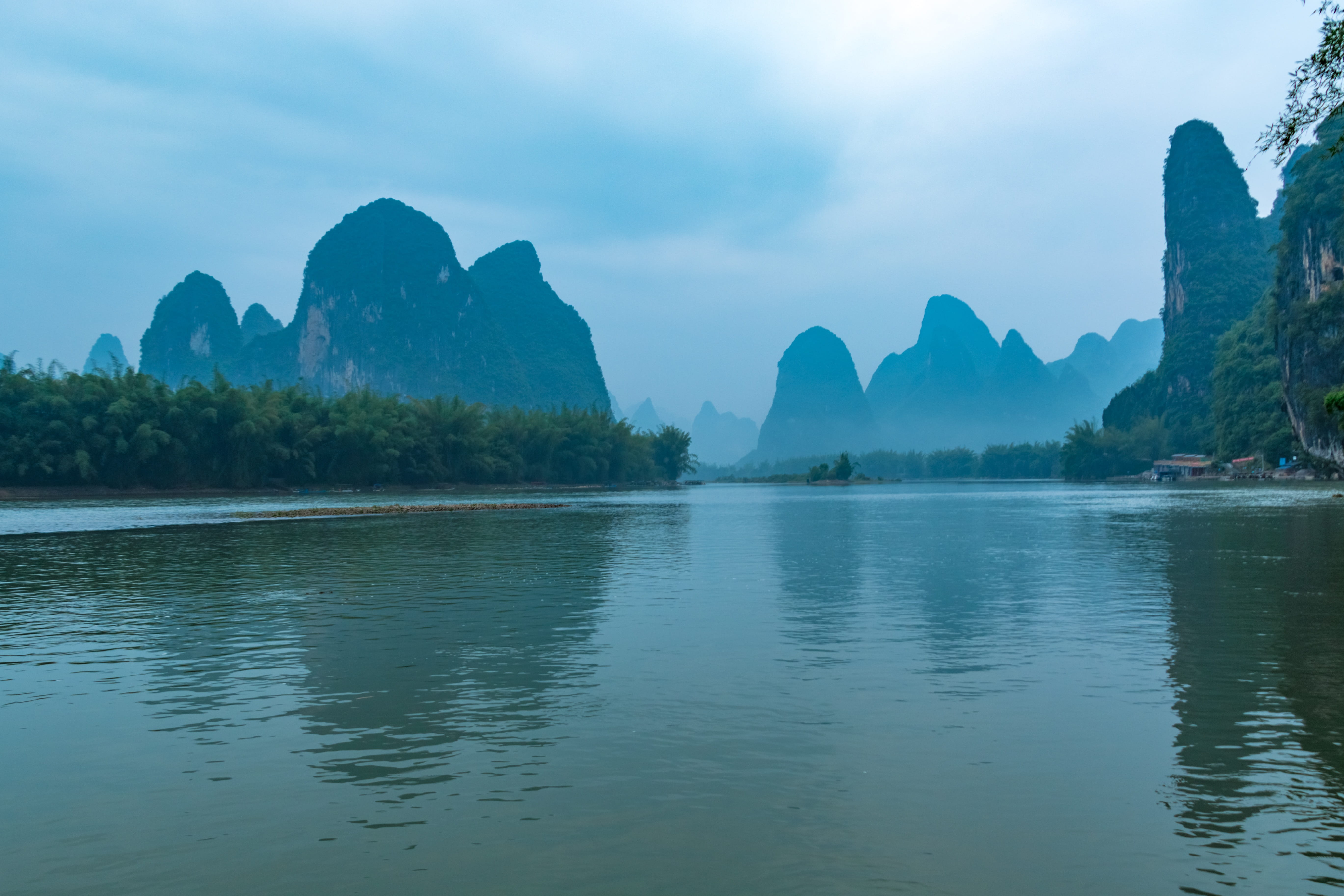 Free download | HD wallpaper: Li River, Riverview, Sunset, the li river ...