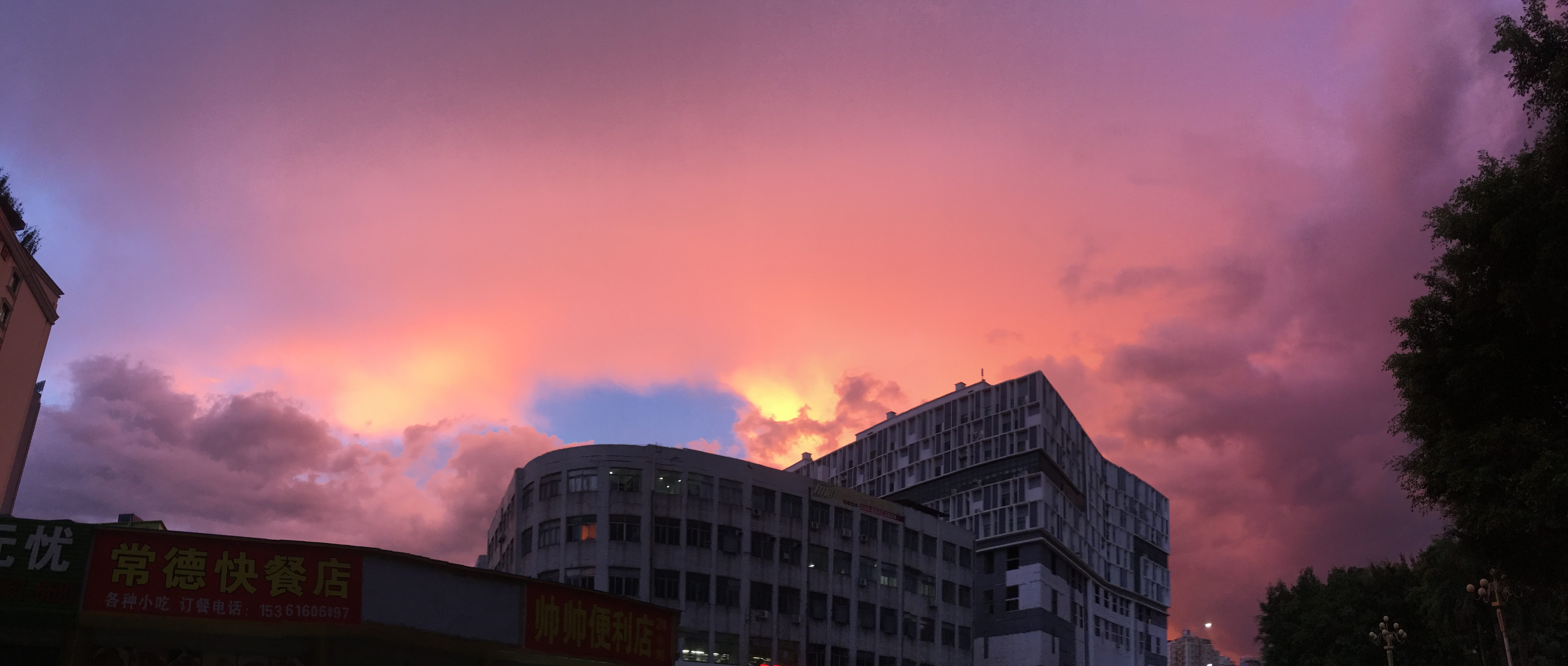 sky, sunset, cloud, architecture, building exterior, built structure
