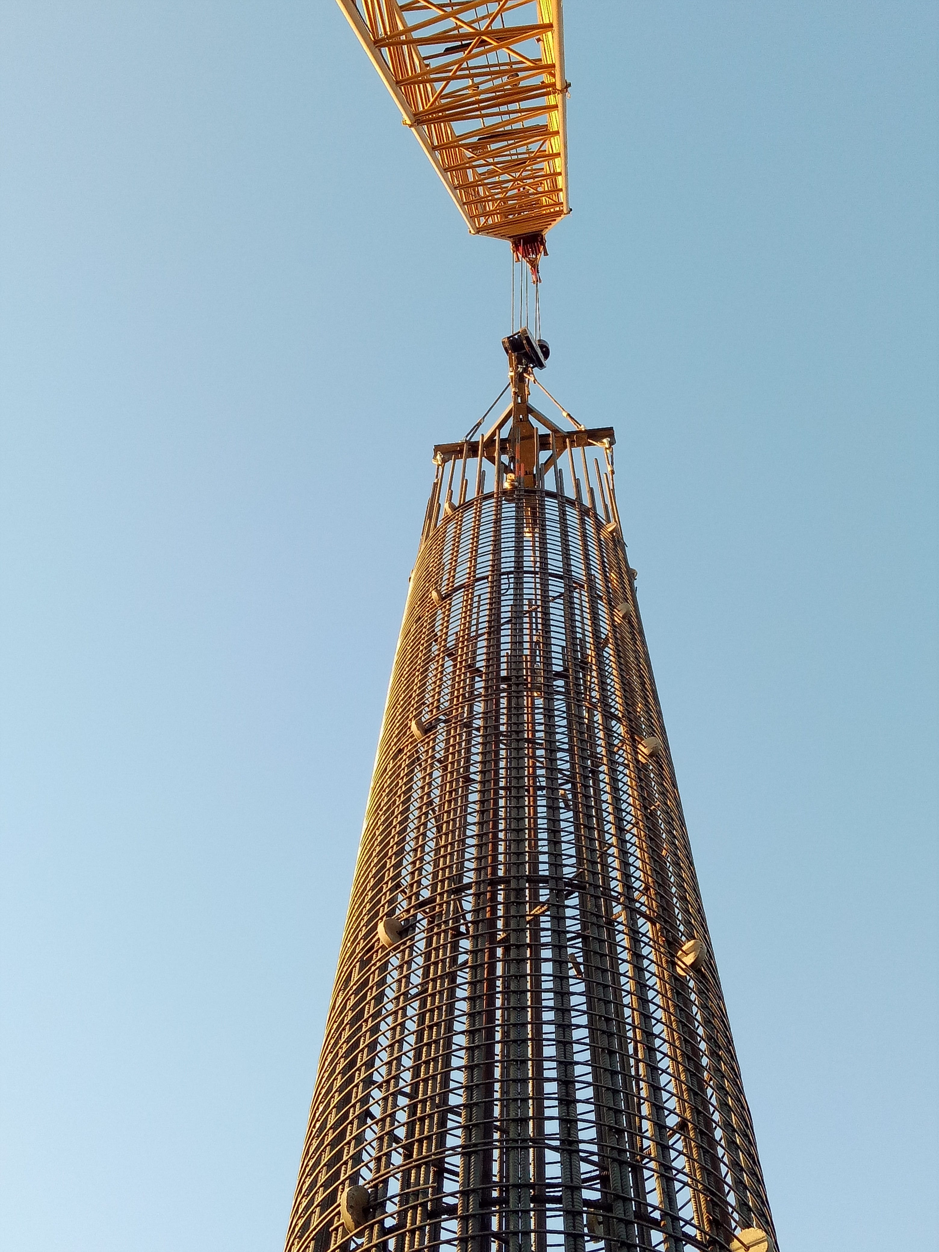 vertical, building, construction site, low angle view, sky