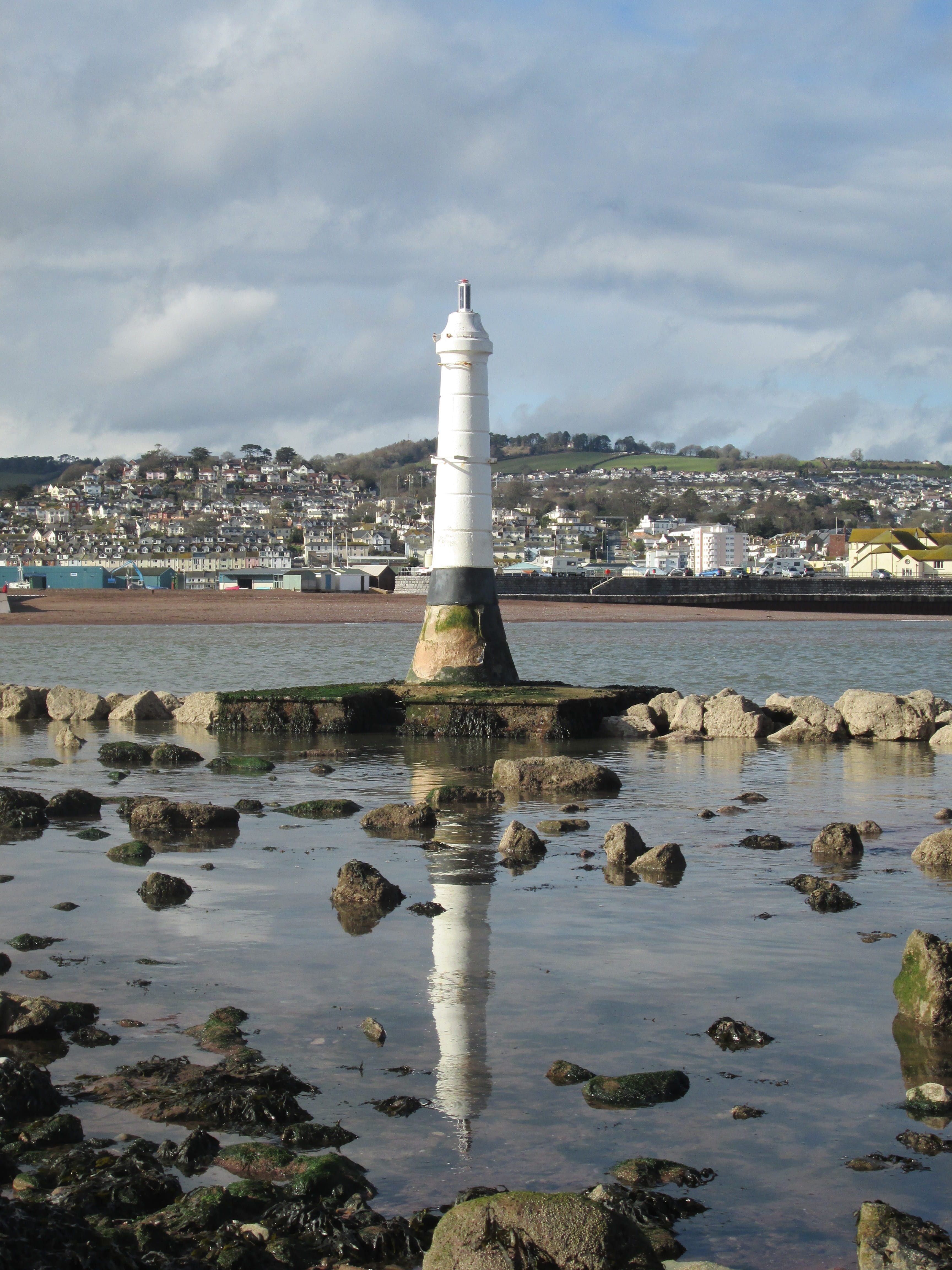 Ocean, Reflection, Tranquil, no people, cloud - sky, architecture