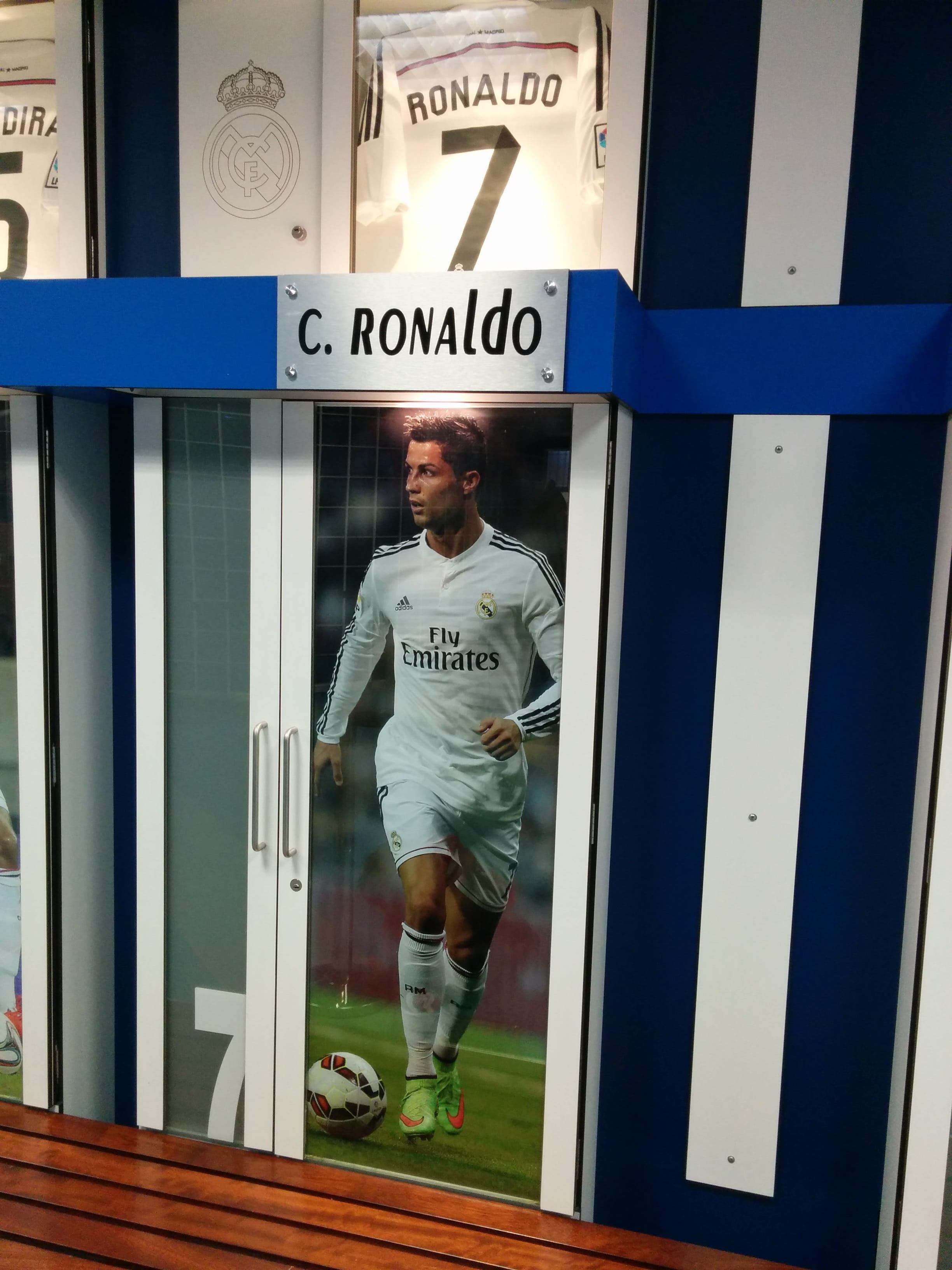 Cristiano Ronaldo lighted poster on wall, Costumes, Football