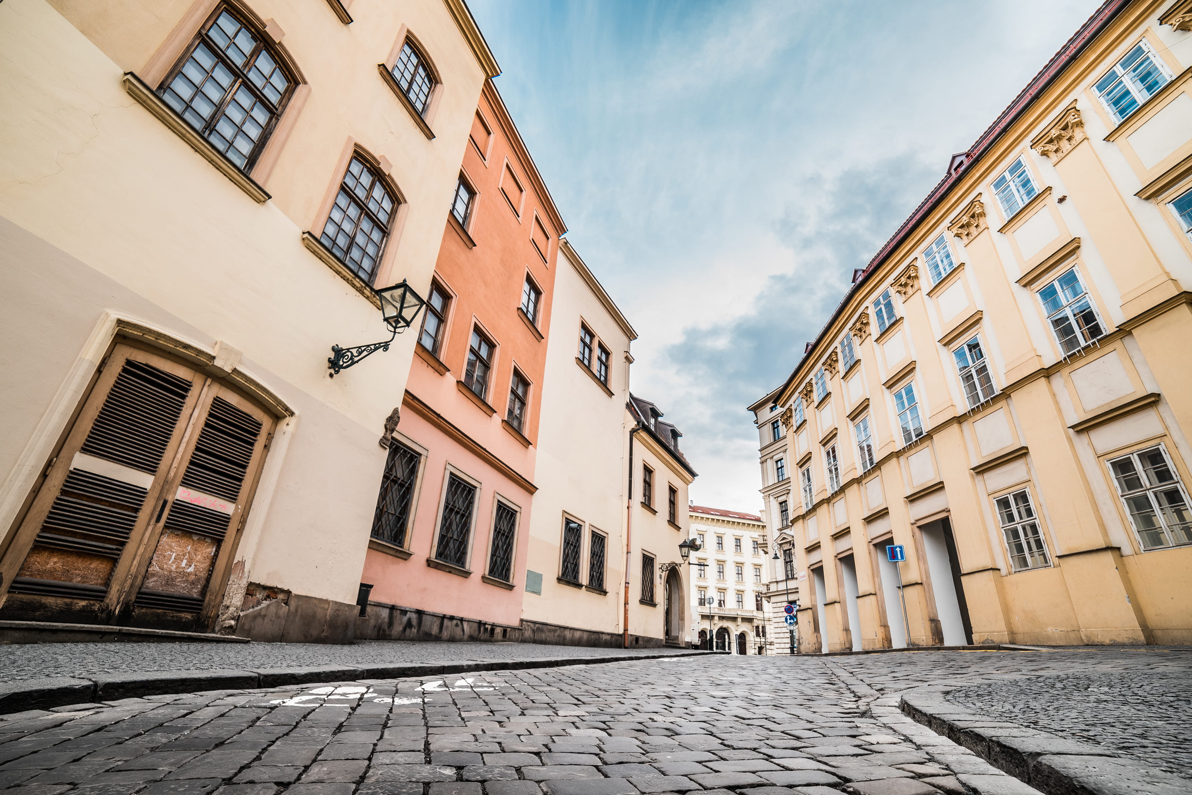 Random Historical Street in Czech Republic, architecture, buildings