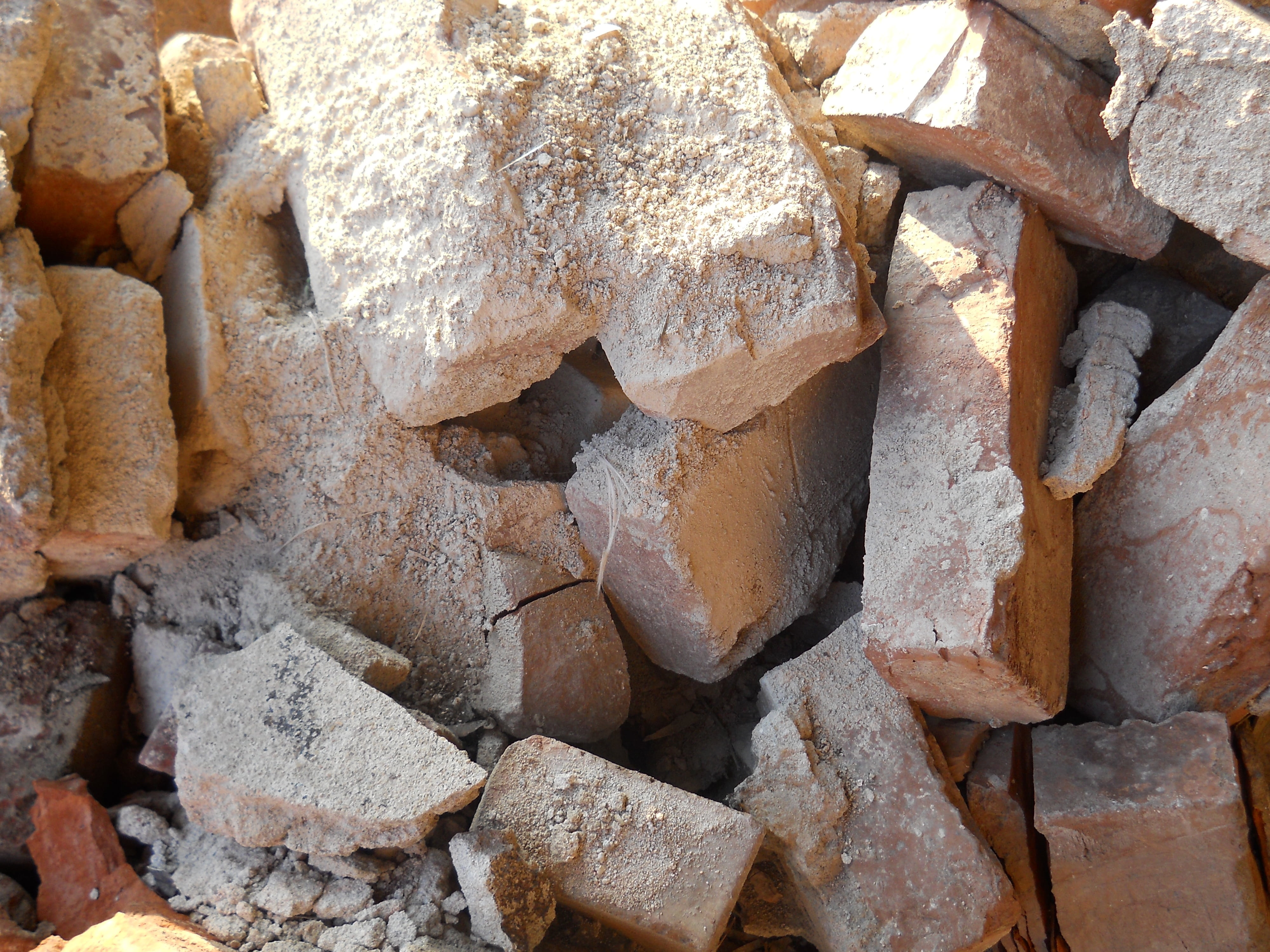 bricks, building, red, plaster, brick wall, wall of bricks
