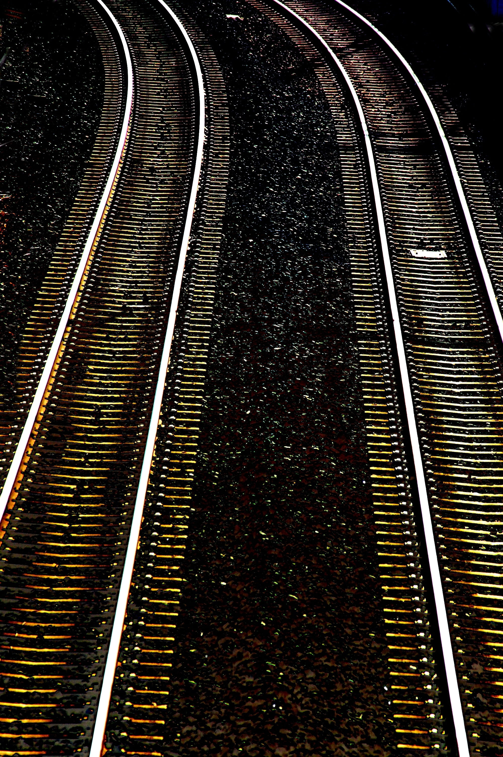 Free download | HD wallpaper: pathways, railway, rails, track, railroad ...