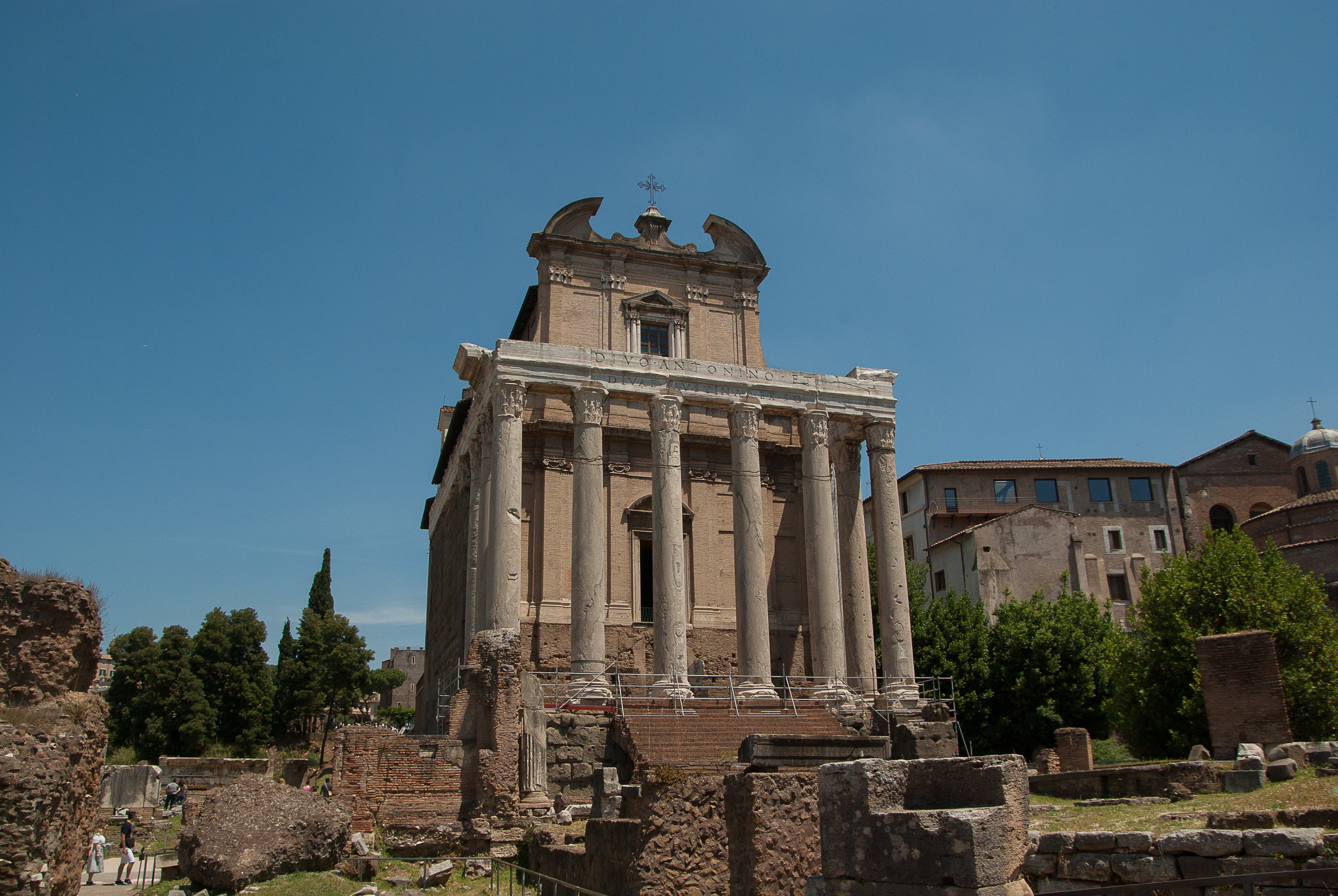 rome, forum, temple, ancient architecture, built structure