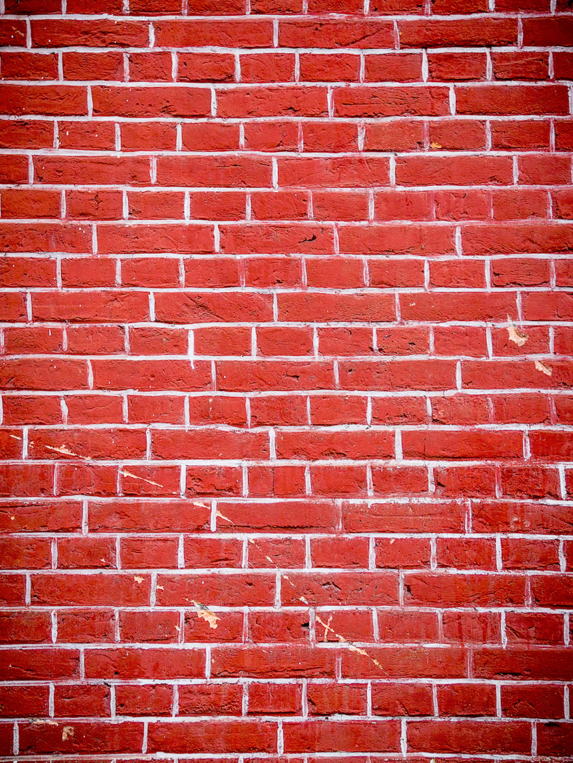 red brick wall, bricks, holes, cracks, backgrounds, pattern, wall - Building Feature
