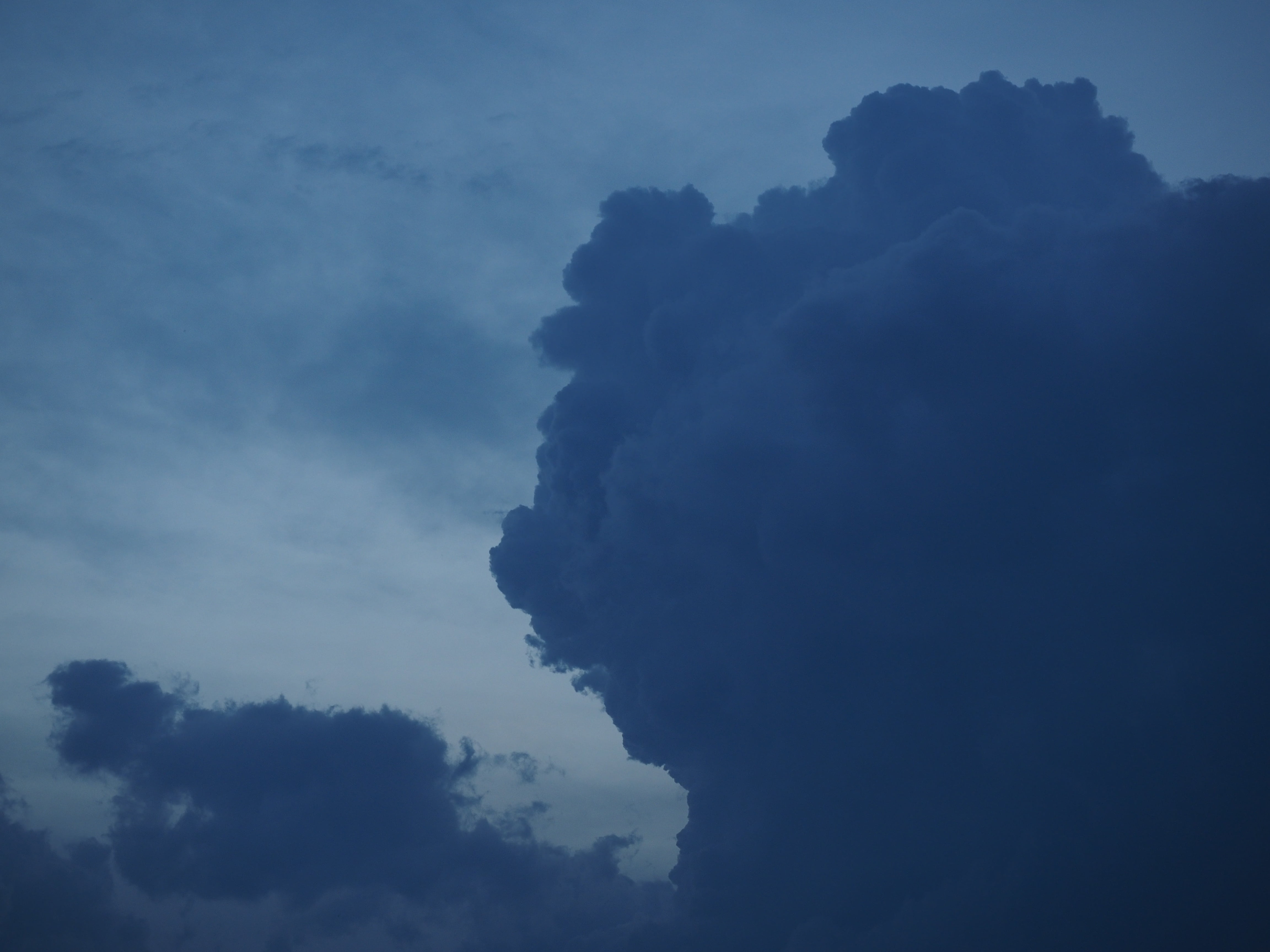 thundercloud, thunderstorm, dark clouds, forward, cloudiness