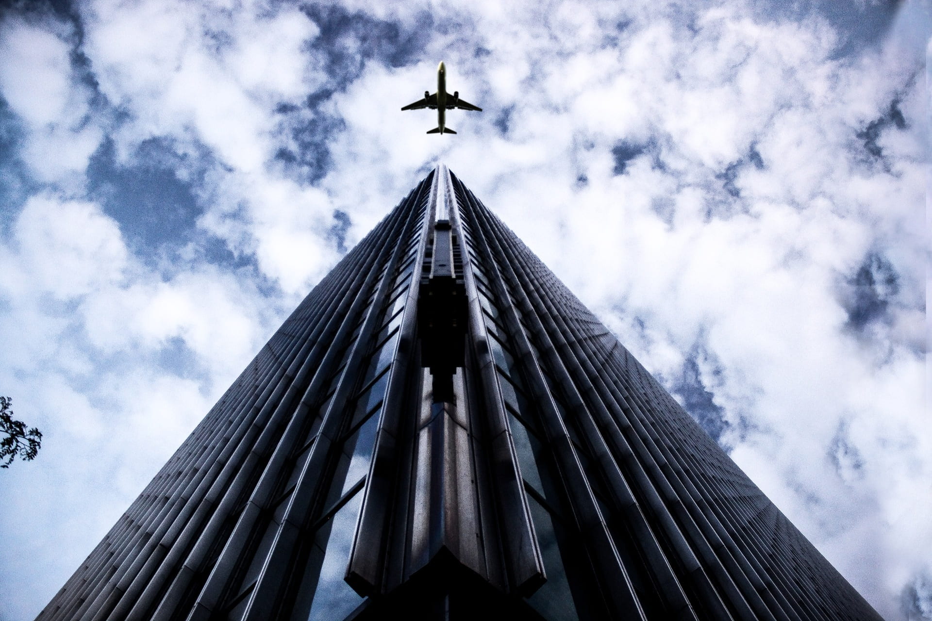 sky, clouds, building, structure, skyscraper, architecture
