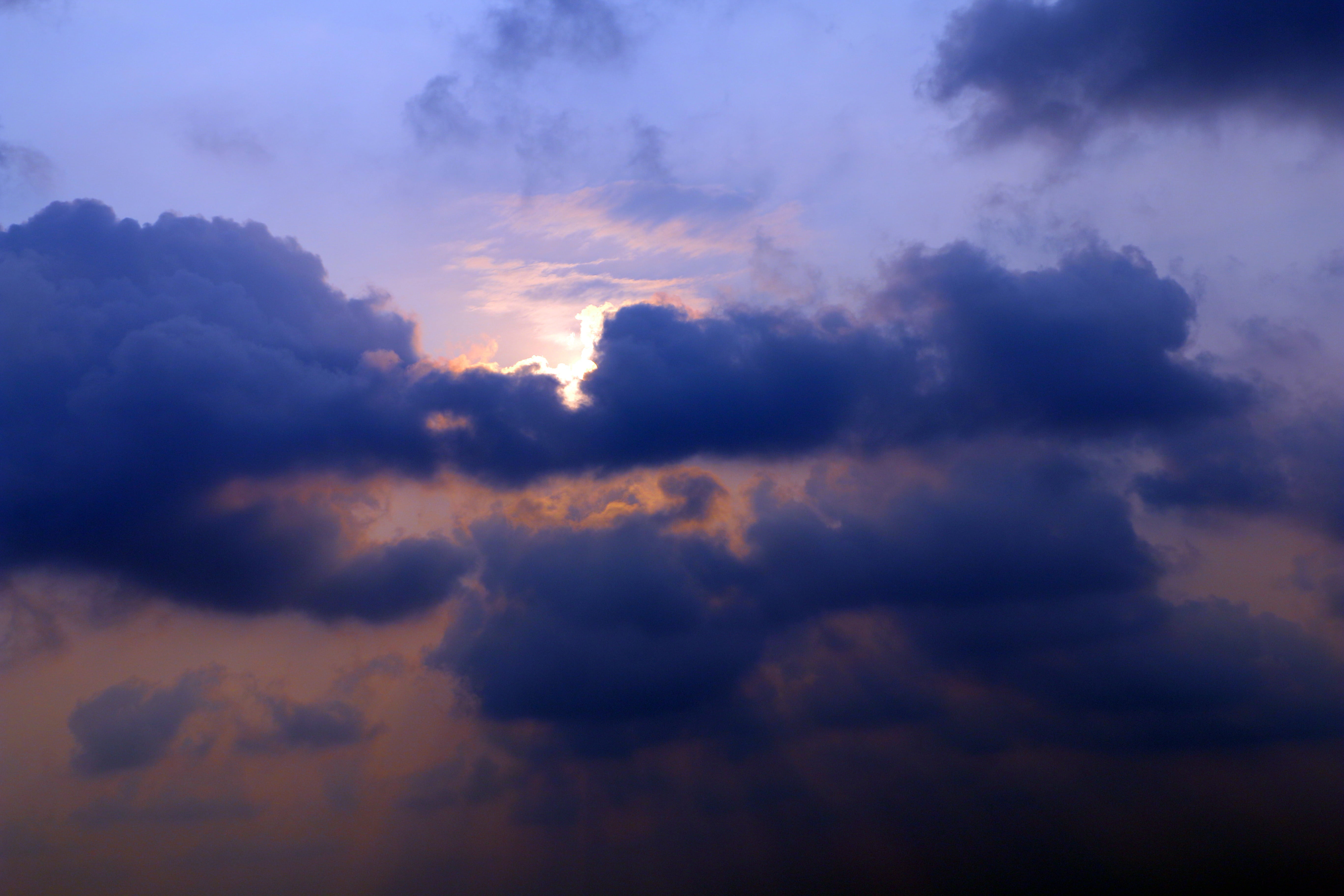 clouds, sunset, sky, nature, dramatic, cloud - sky, cloudscape