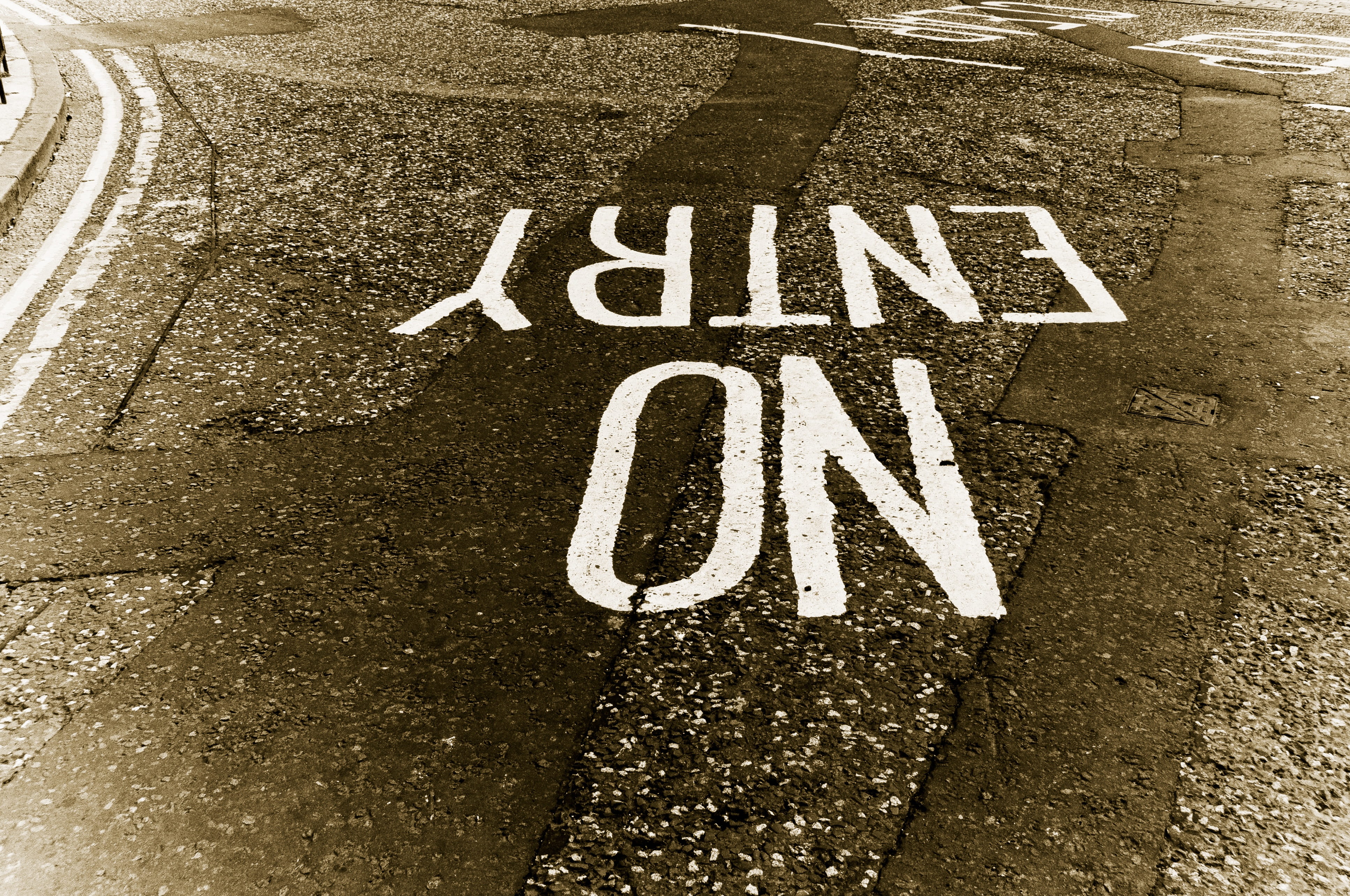 road, stop, access, blocking, communication, sign, text, western script
